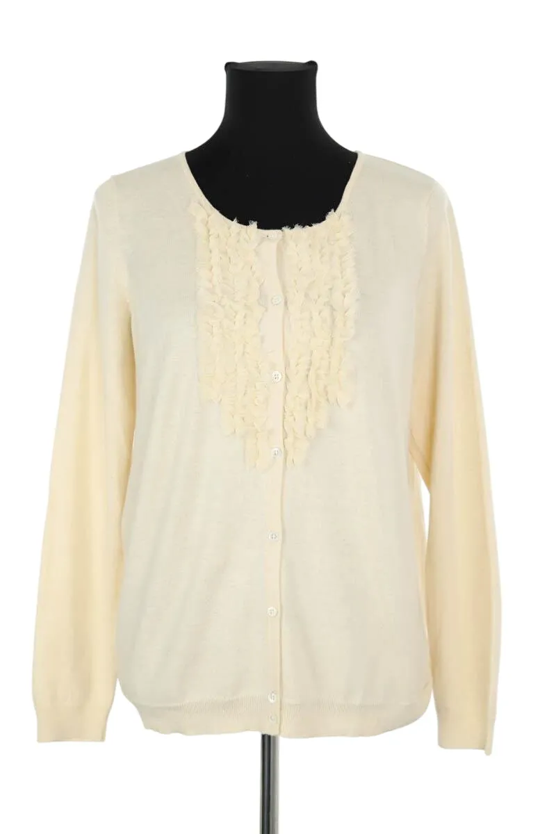 Cardigan en coton Beige