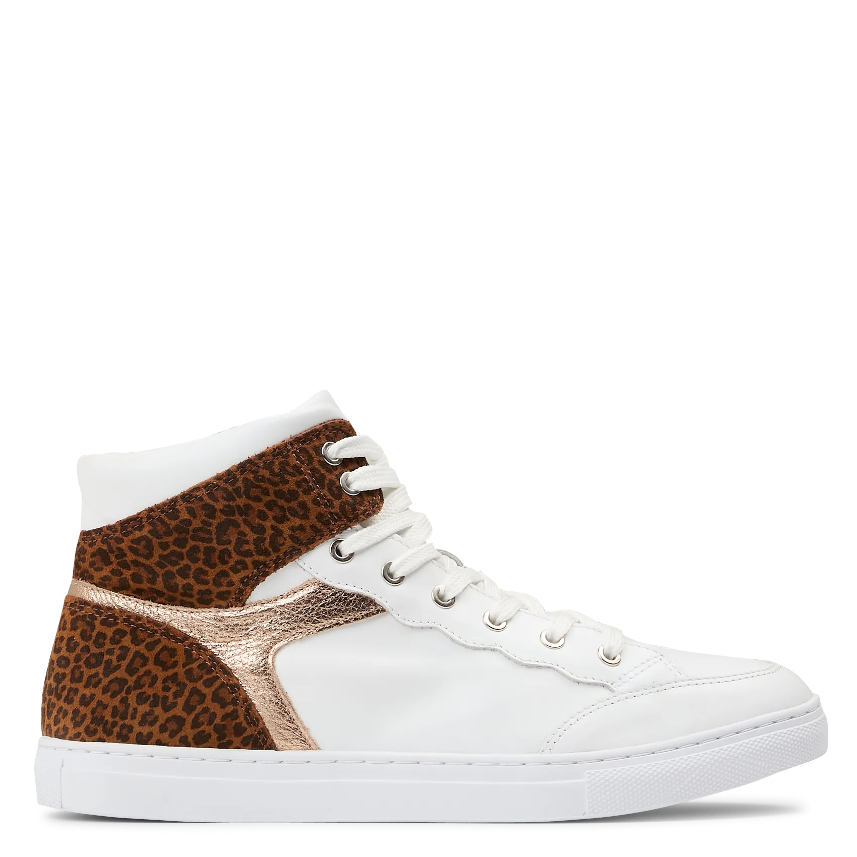 Baskets hautes en cuir Marron O.QUEEN