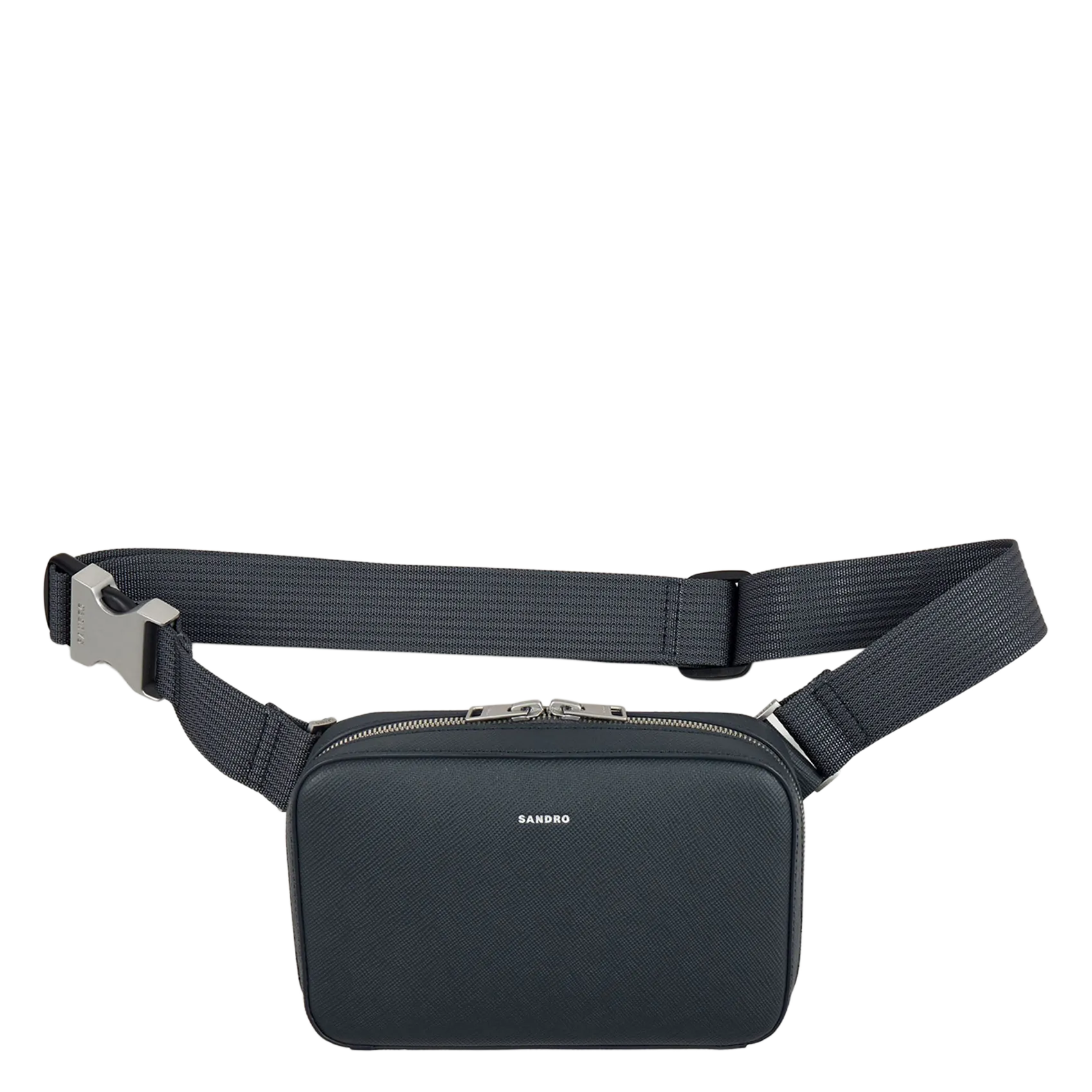 Sac bandoulière en cuir Gris