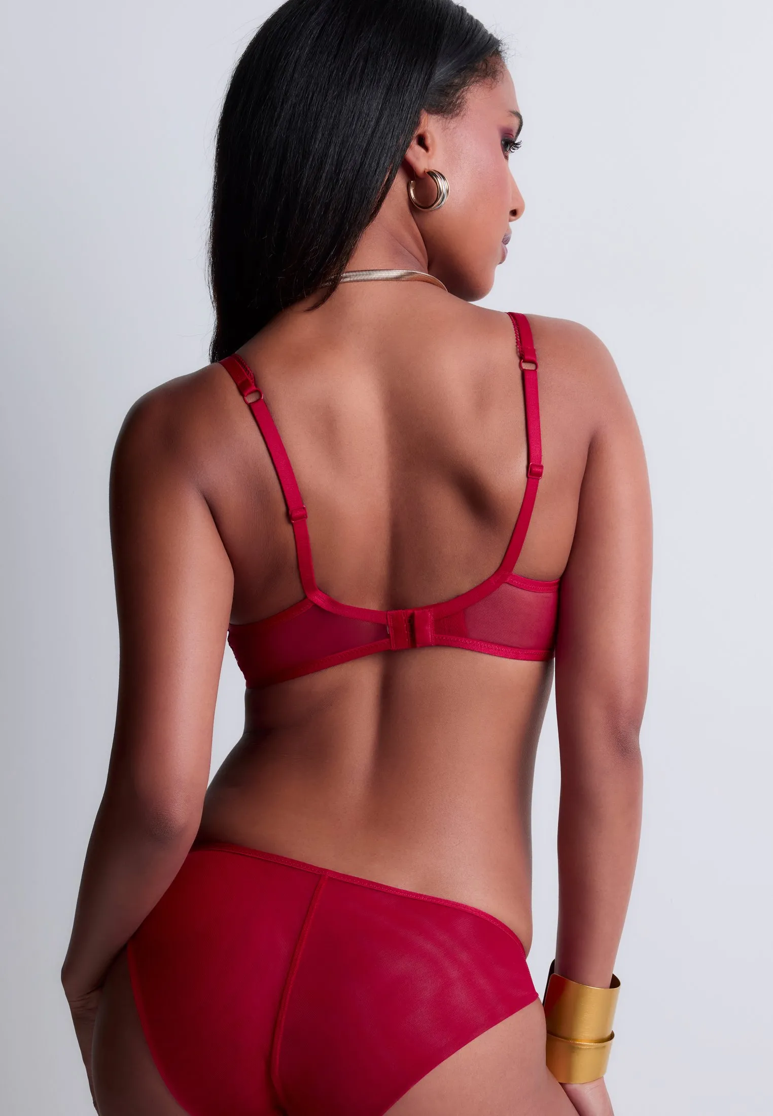 Culotte brésilienne Rouge SENSE OF ILLUSION