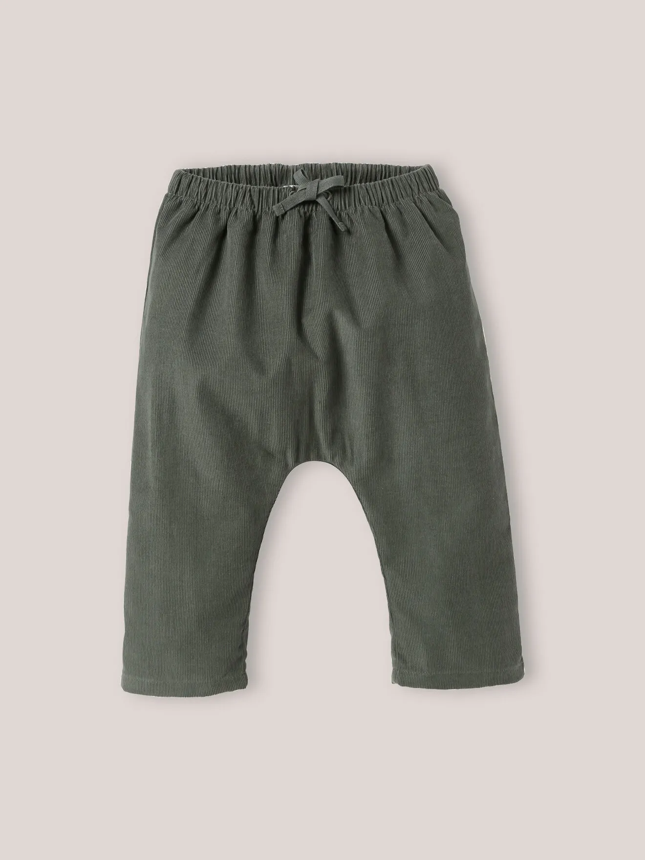 Sarouel en velours Vert