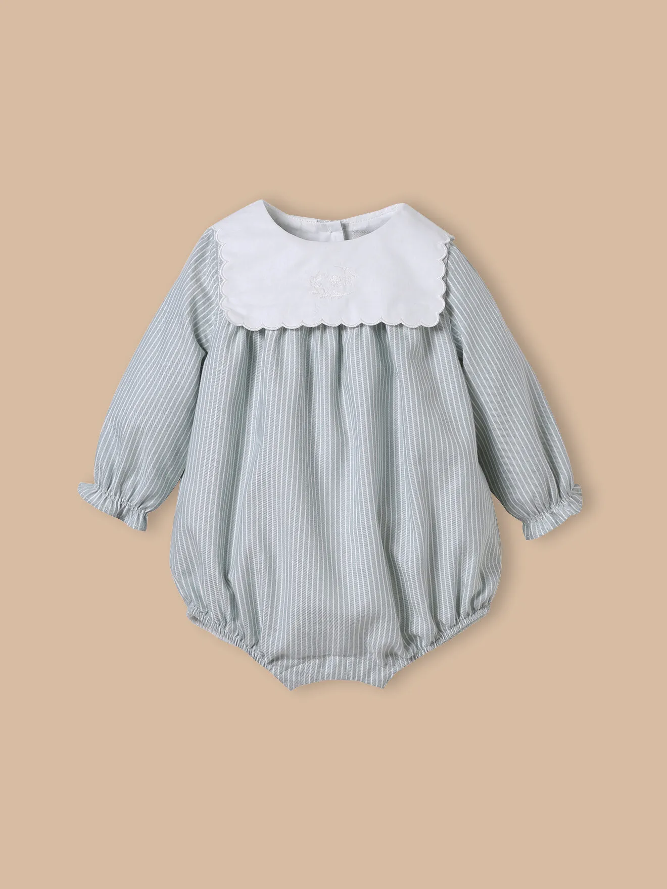 Barboteuse vichy Vert