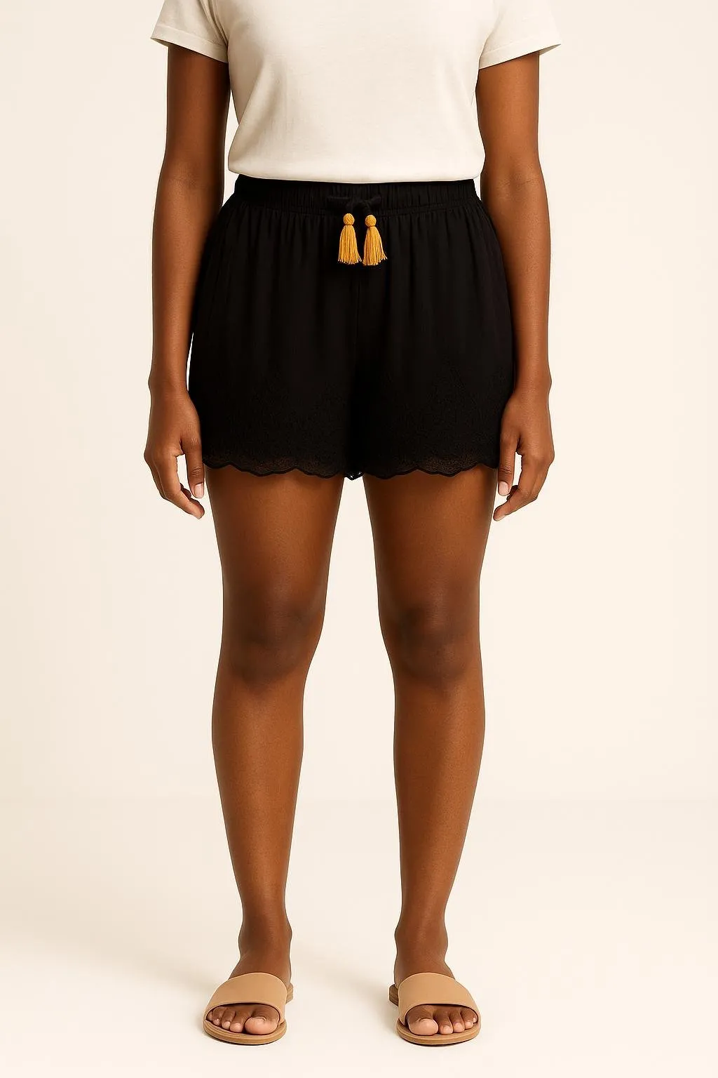 Jupe courte & midi Noir