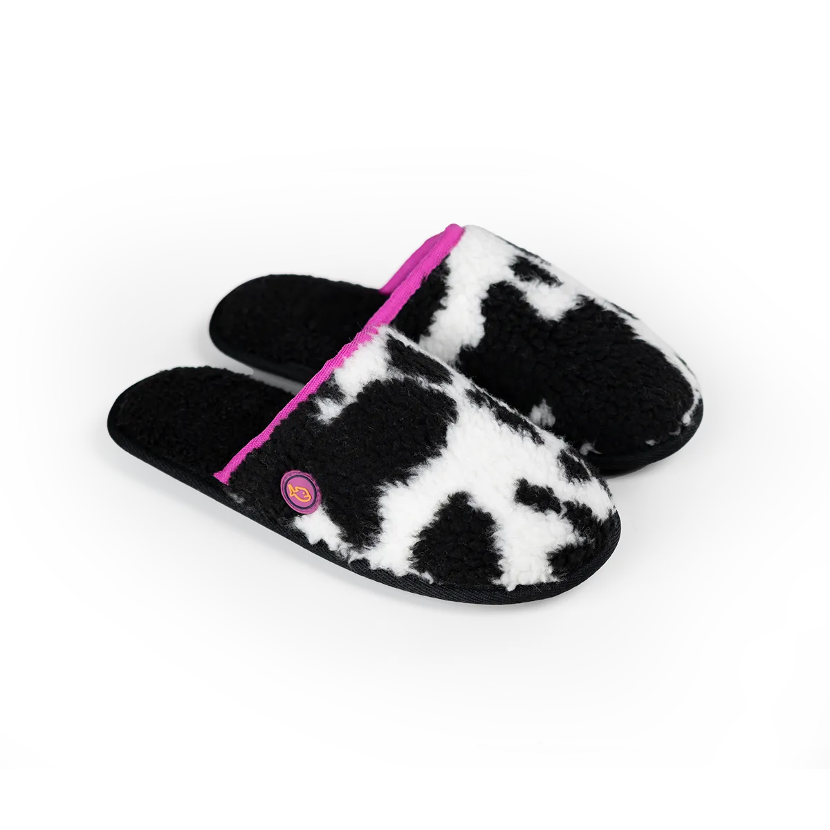 Chaussons en sherpa Noir