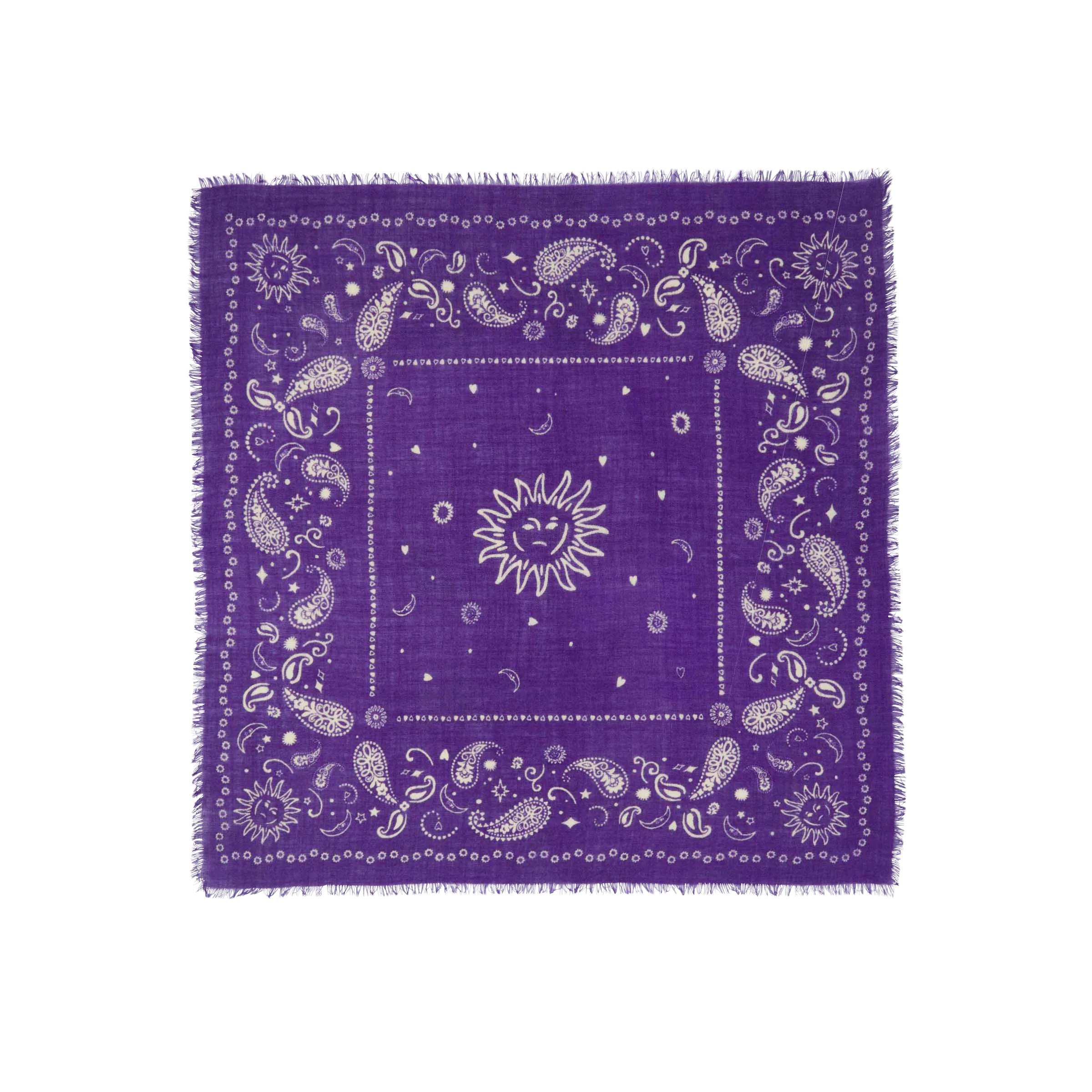 Petit foulard en laine alice Violet