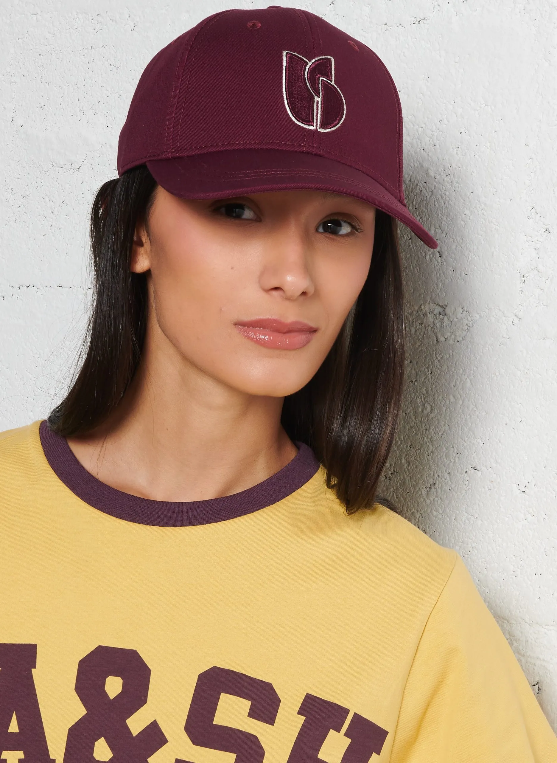 Casquette en coton Prune HELOA