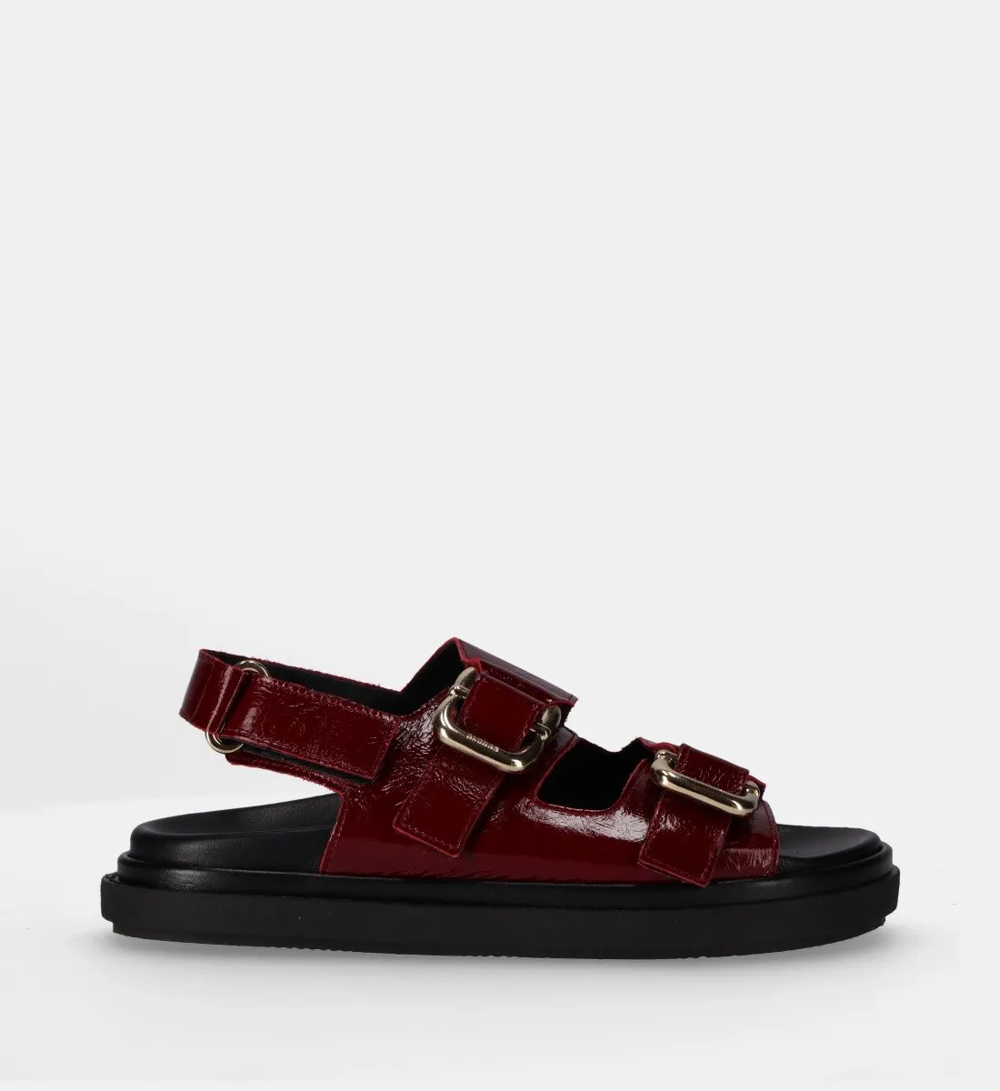 Sandales en cuir Rouge HARPER