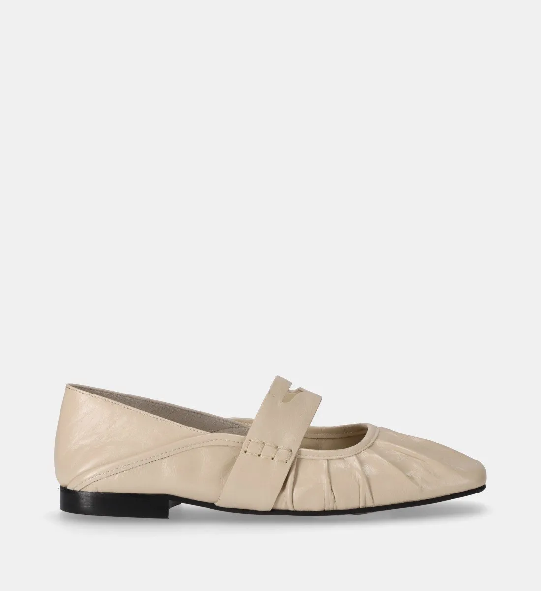 Ballerines en cuir Blanc BARGO