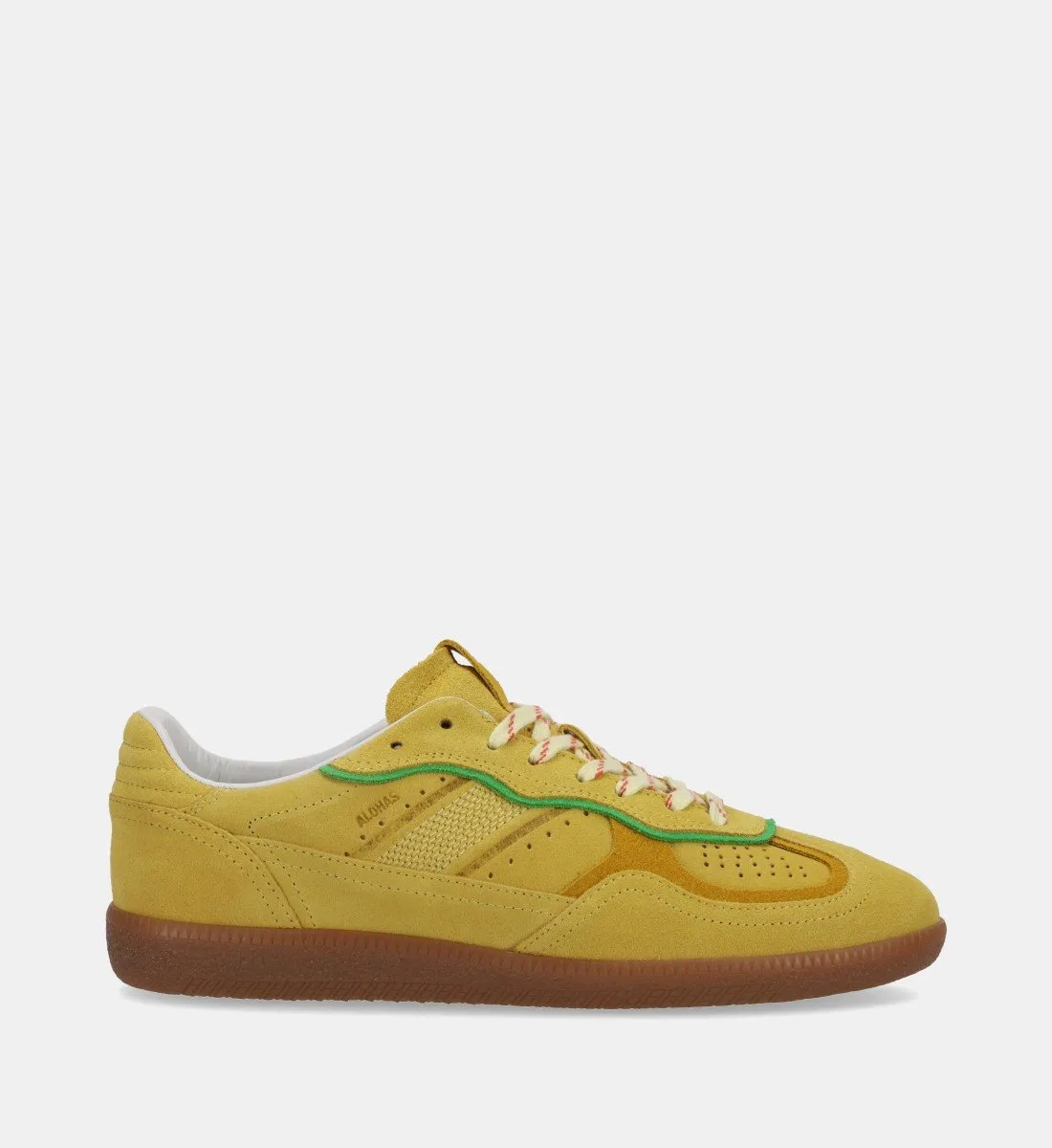 Baskets en cuir Jaune TB.490