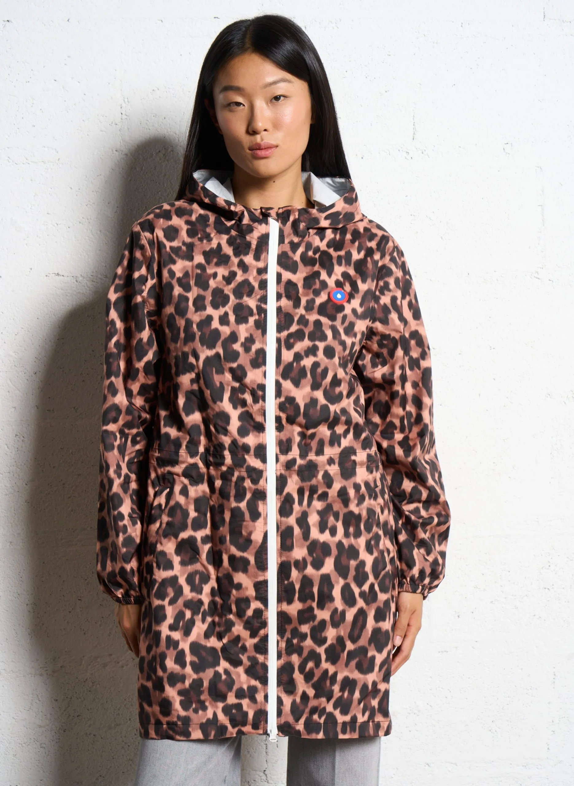 Imperméable à capuche imprimé Multicolore AMELOT