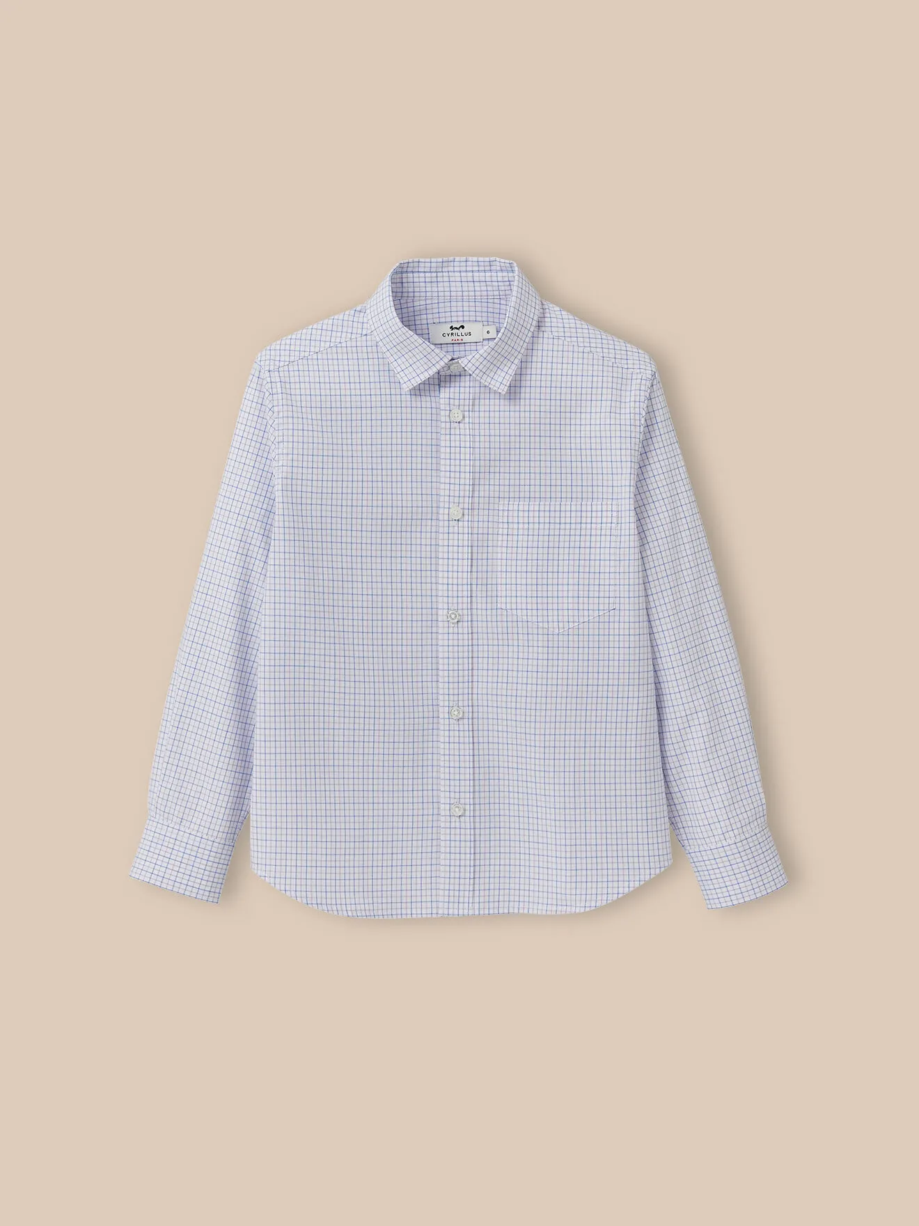 Chemise tattersall Violet