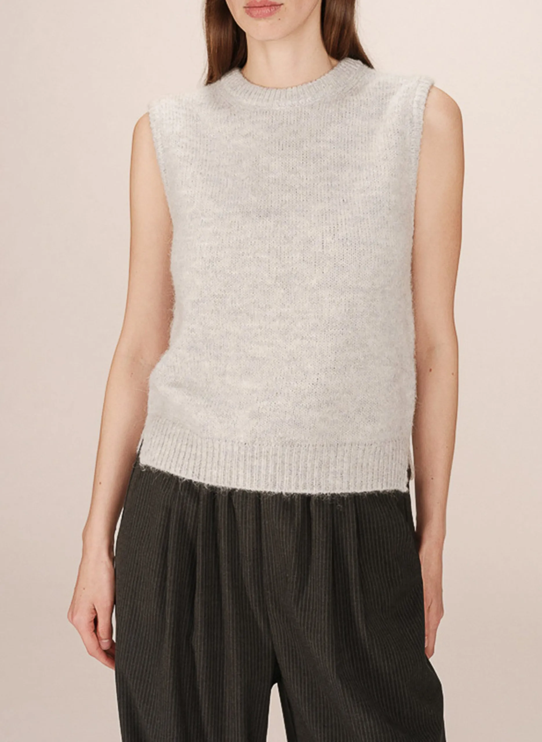 Pull col rond Gris SAY