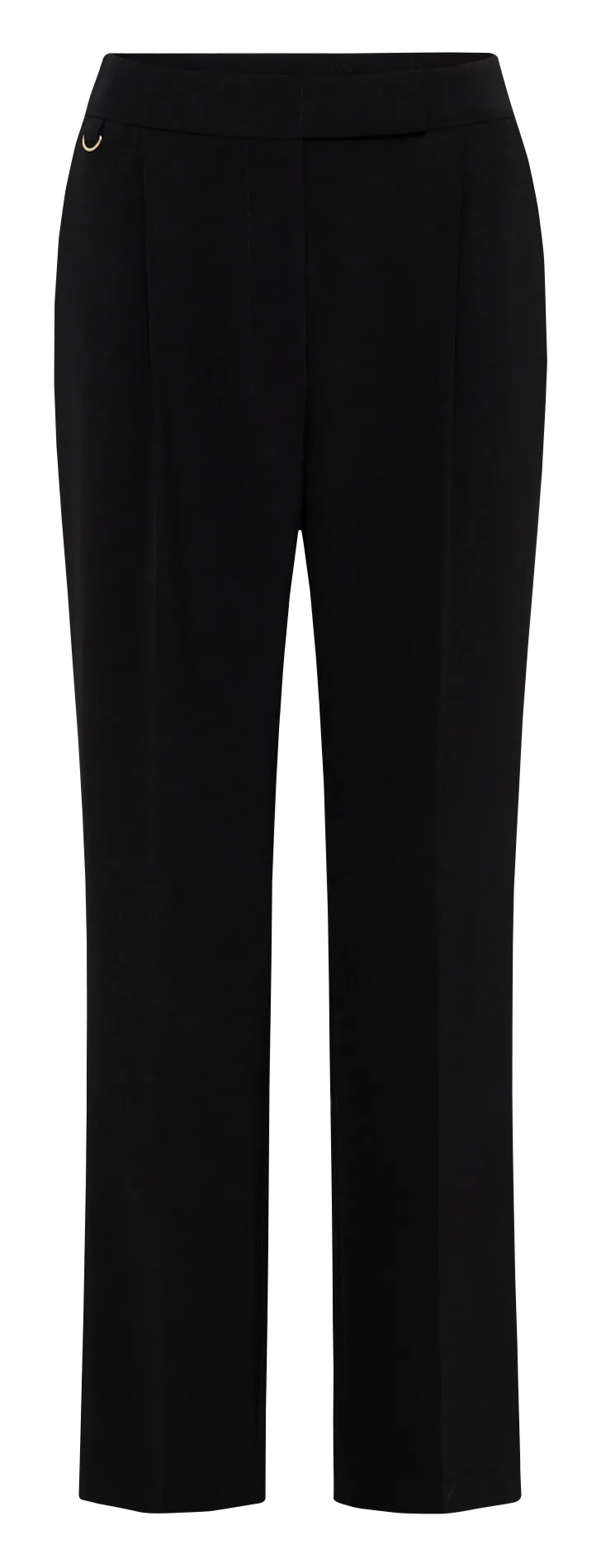 Pantalon large de tailleur Noir CARO