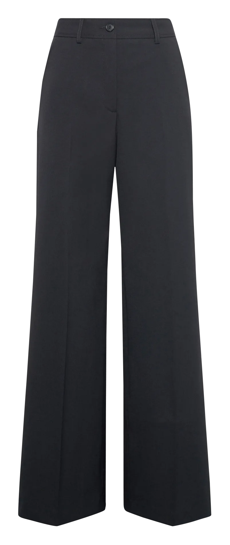 Pantalon large de tailleur Noir CLARISSE