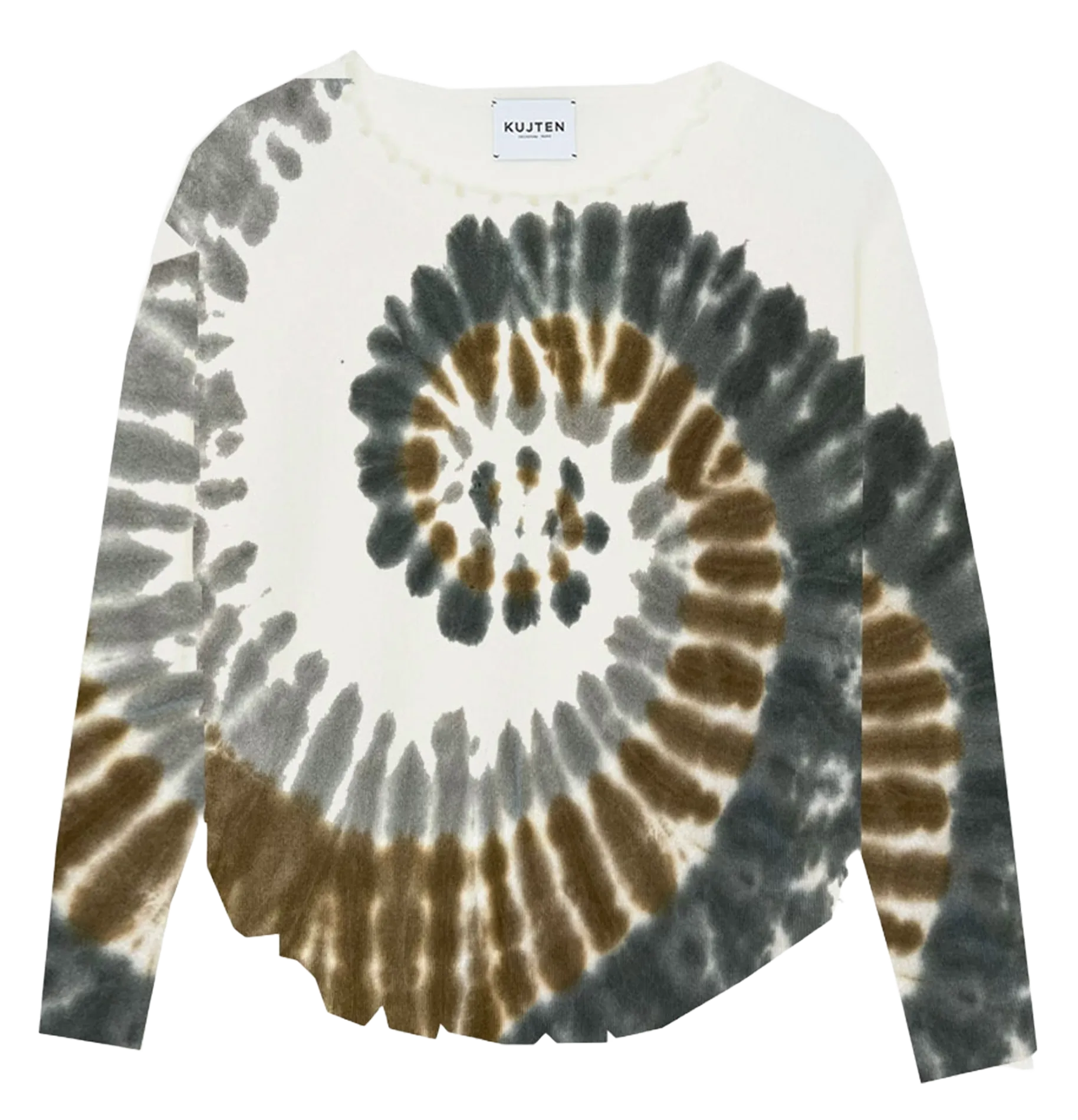 Pull tie-and-dye en cachemire Jaune MELA SUNNY