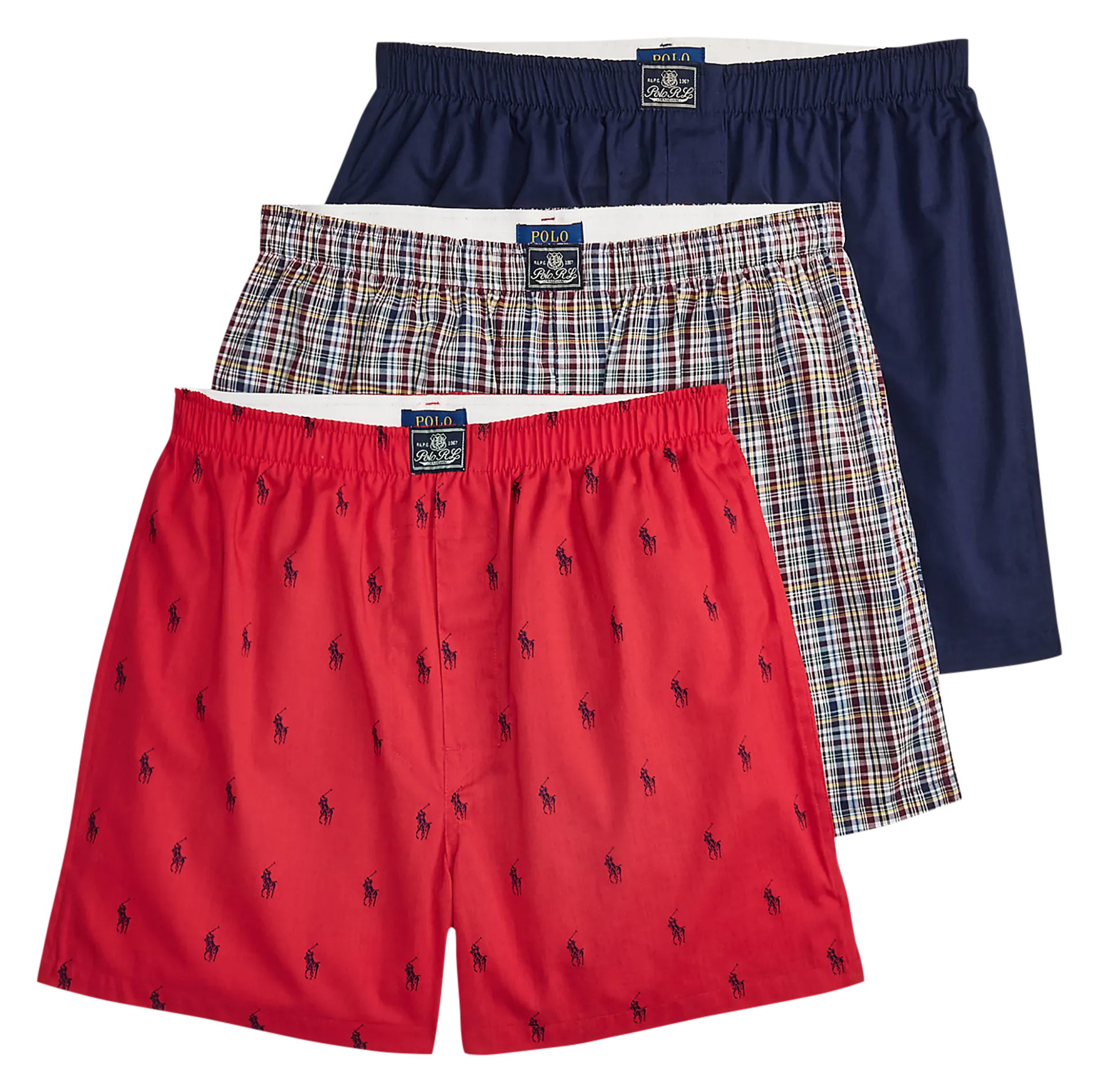 Pack de boxers en coton Multicolore