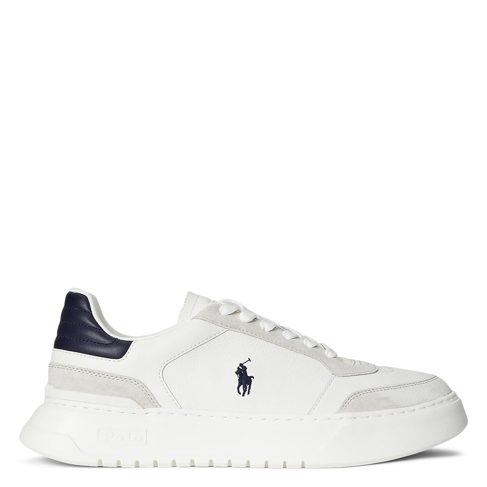 Baskets basses en cuit Blanc