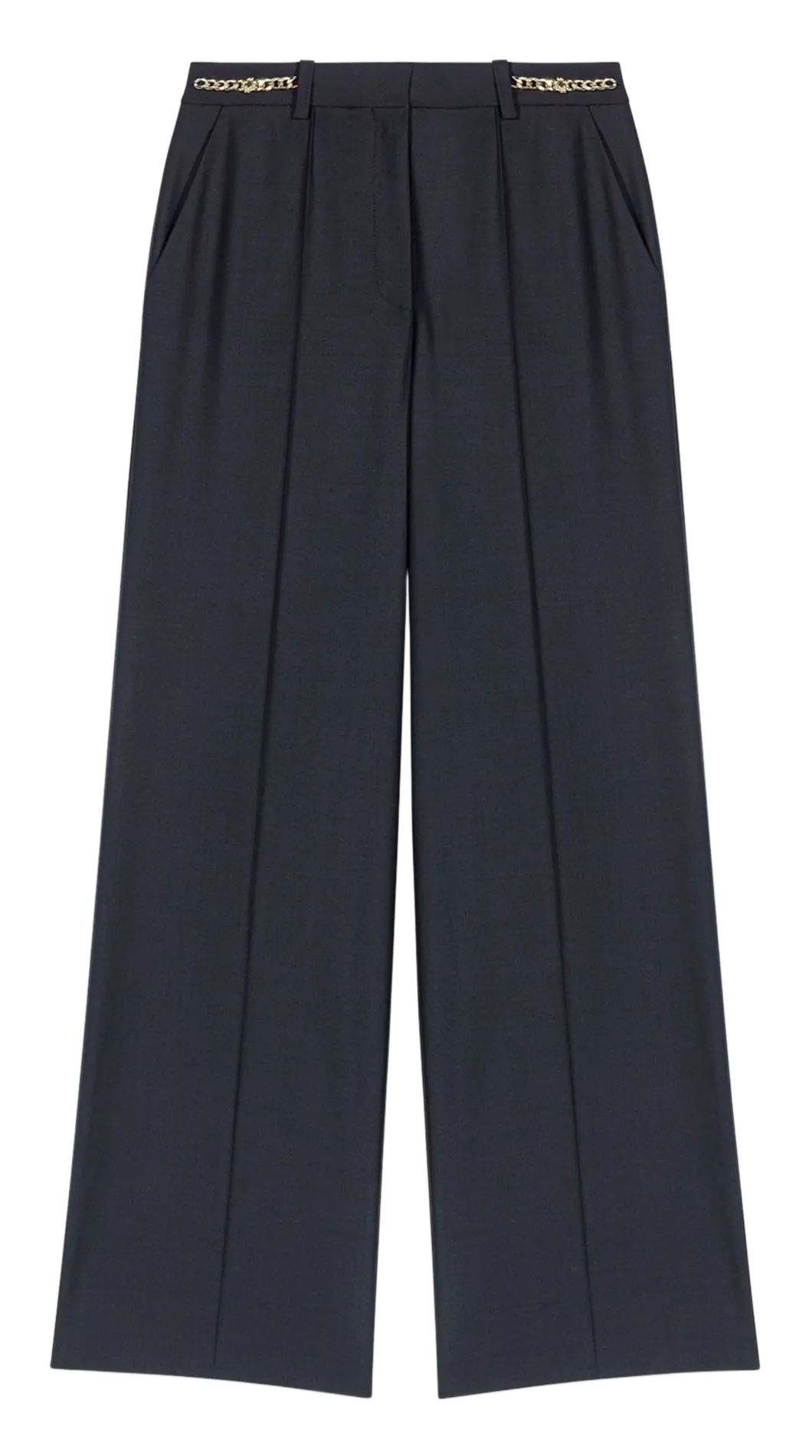 Pantalon tailleur droit Bleu
