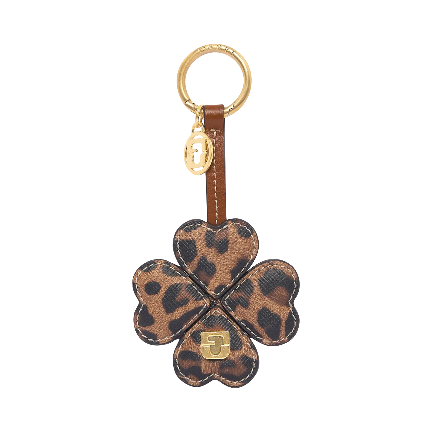 Porte-clés imprimé Multicolore 4 FEUILLES GD