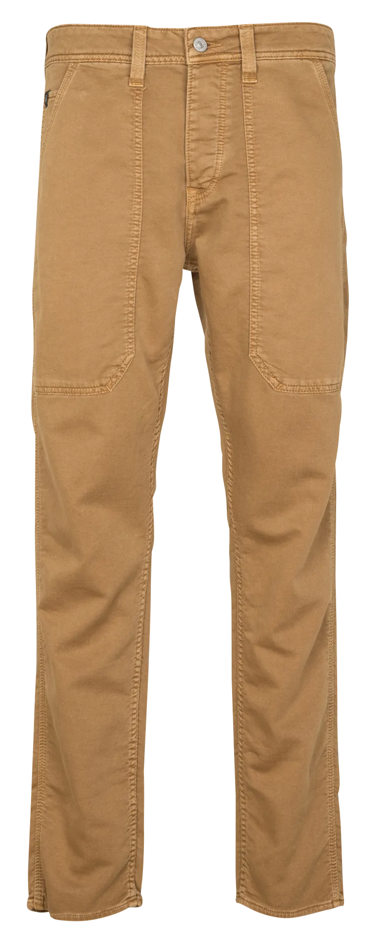 Jean ajusté en coton mélangé Blanc WORK