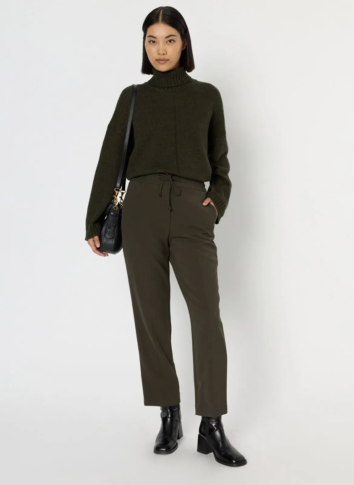 Pantalon droit Kaki CLARAEL