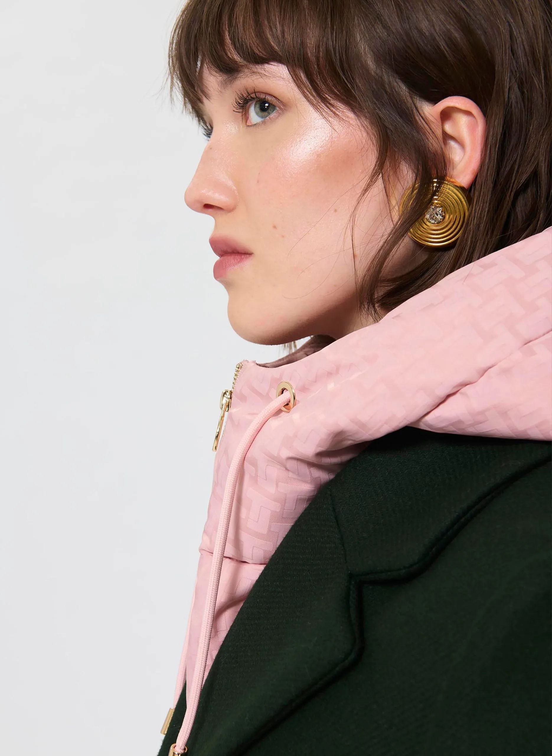 Capuche amovible Beige DARIA