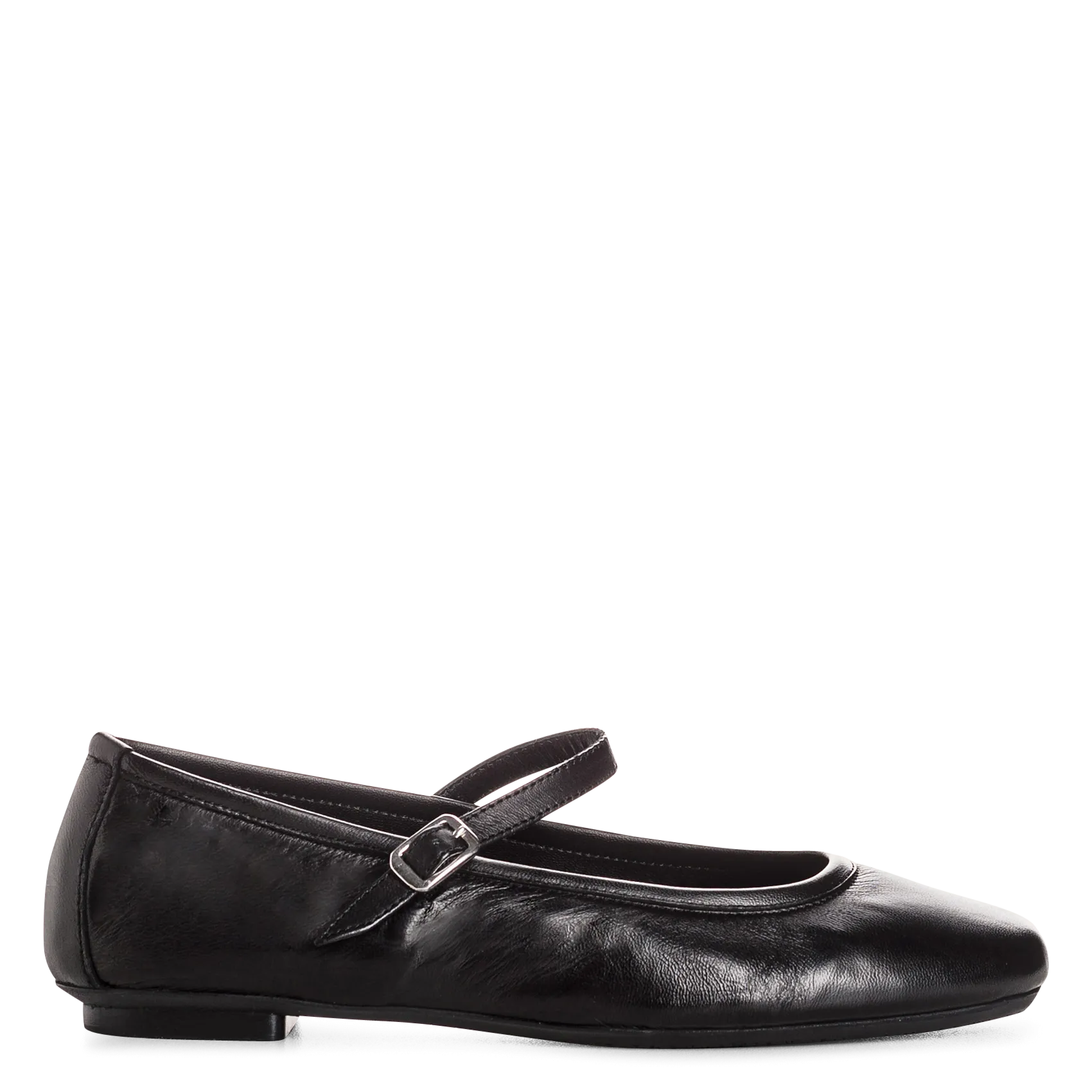 Babies plates à bride en cuir Noir HONOR