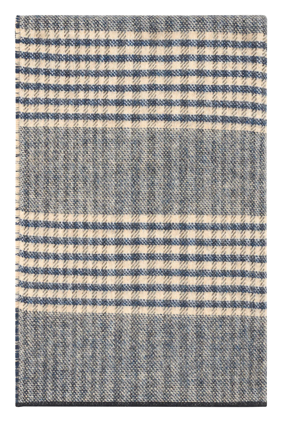 Grande écharpe à carreaux Bleu RAYELLE