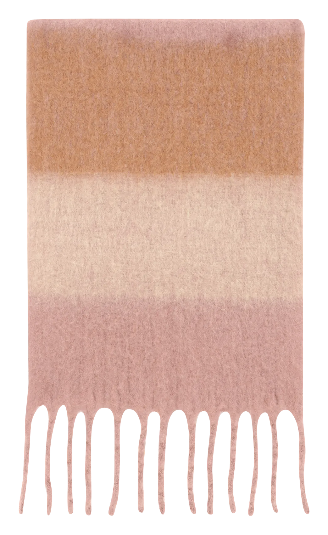 Echarpe épaisse à franges Rose RYLIANE