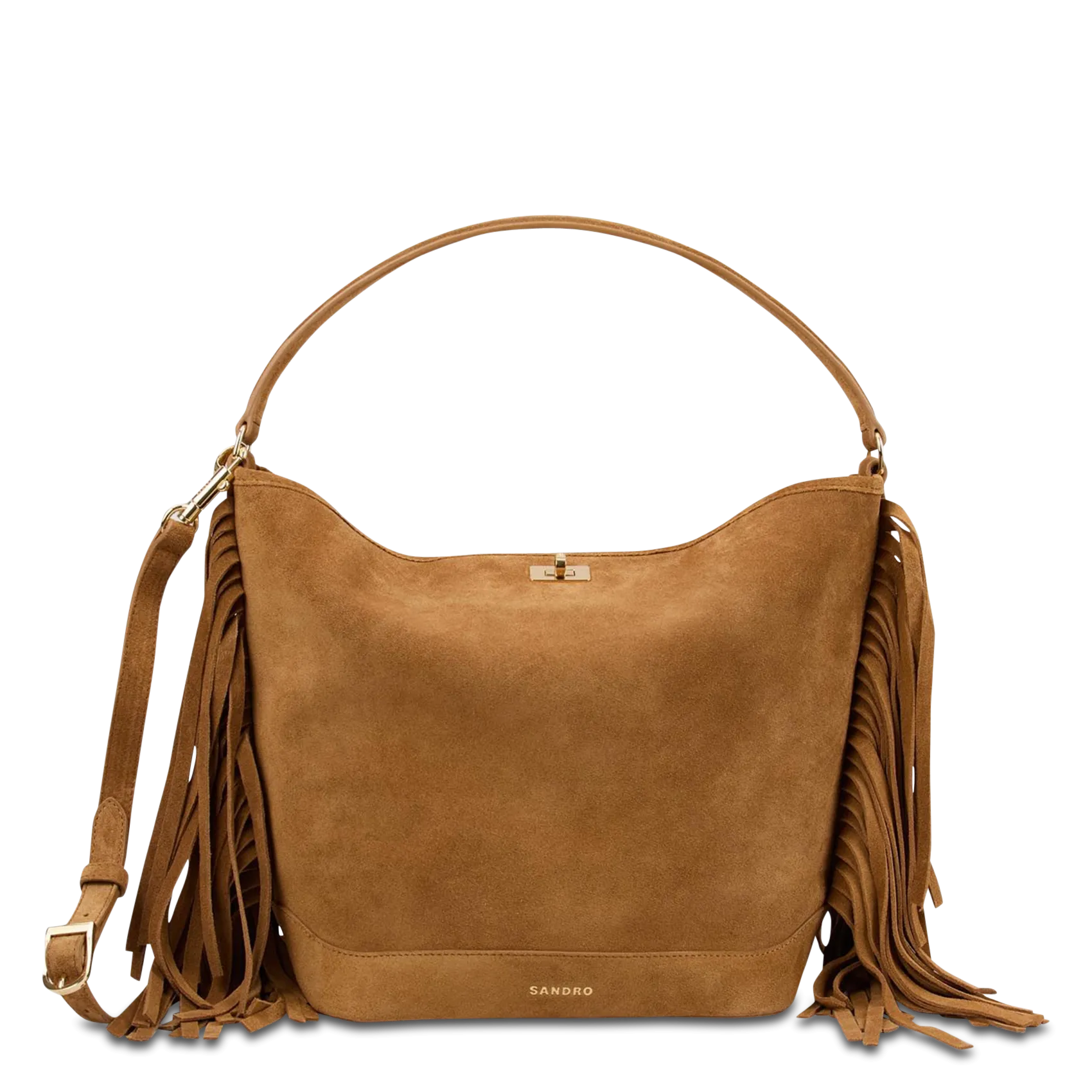 Sac à main en daim Marron TANGOSO