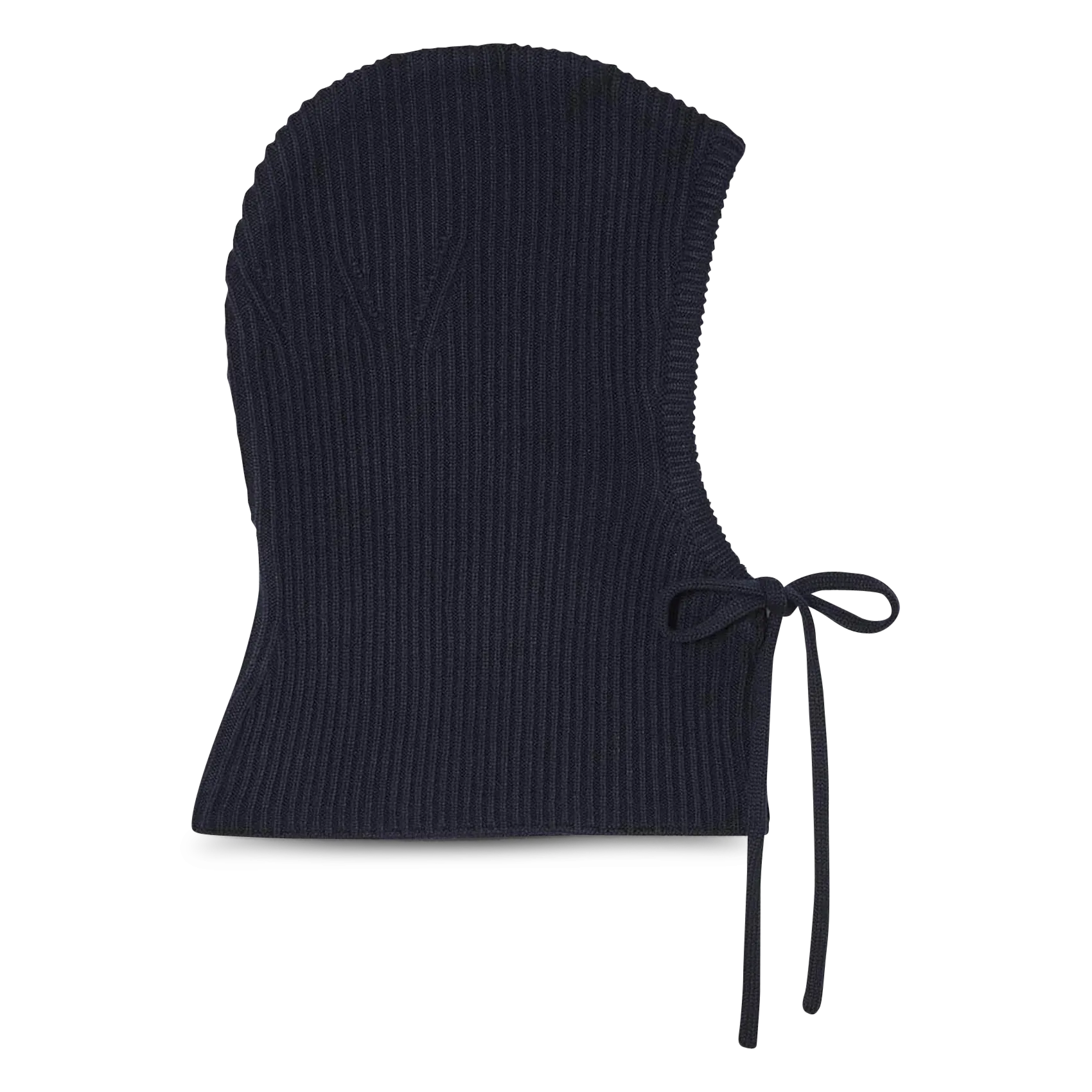 Capuche en maille Bleu AGNES