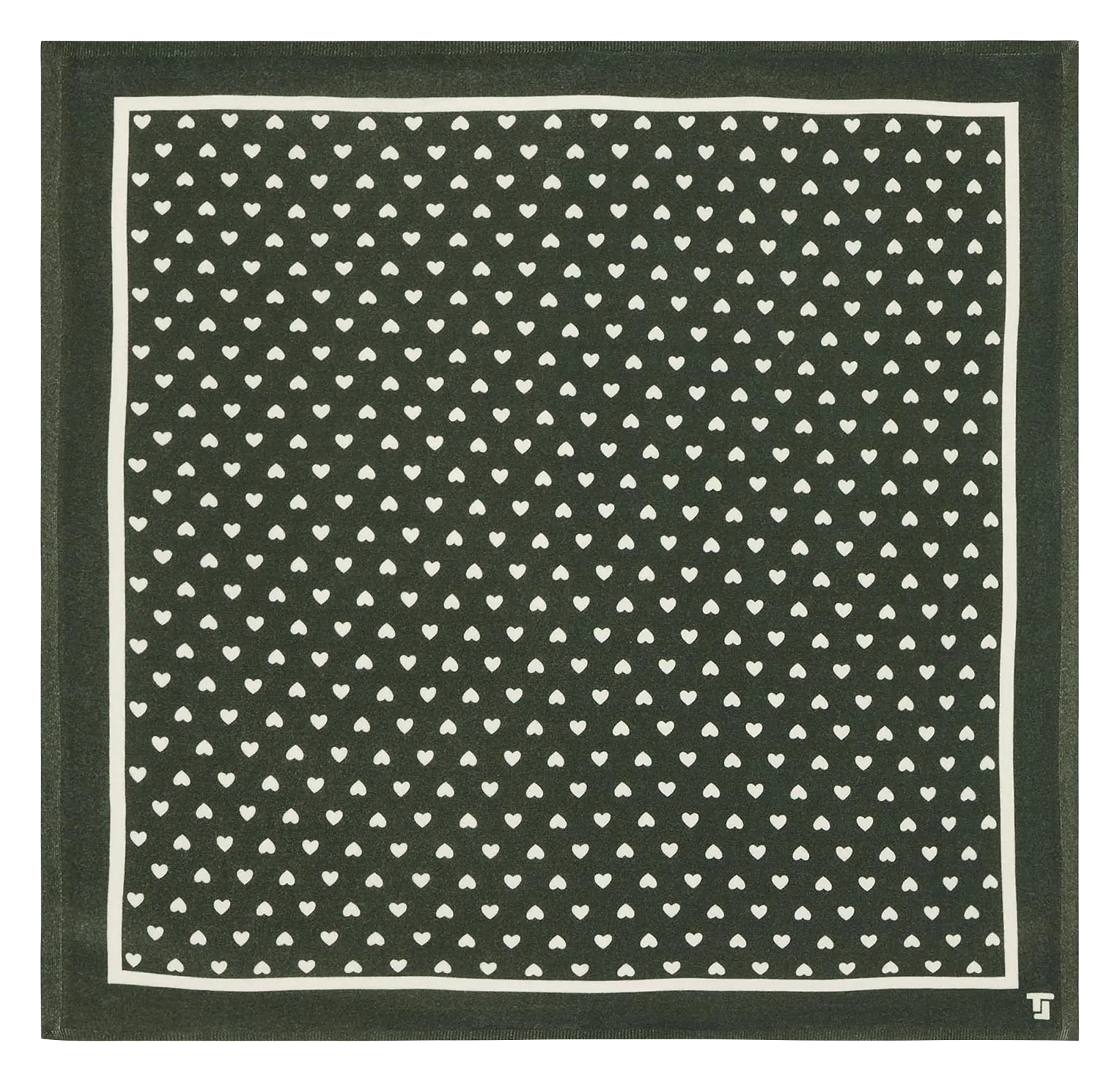 Foulard en laine Vert EMILY