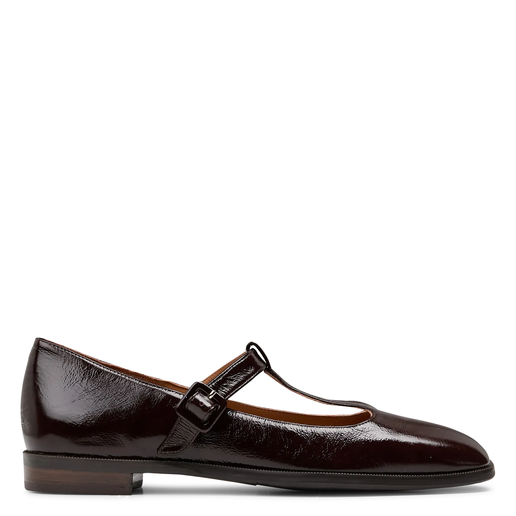 Ballerines en cuir Marron