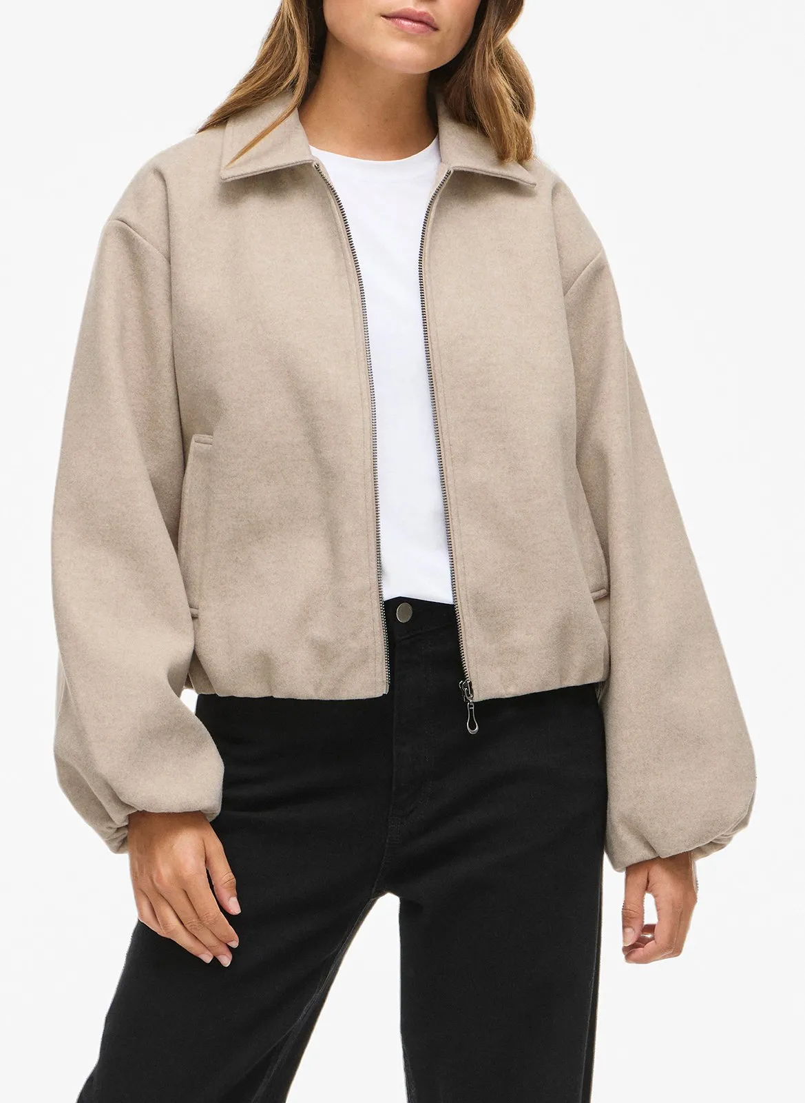 Veste col classique Beige BALOU