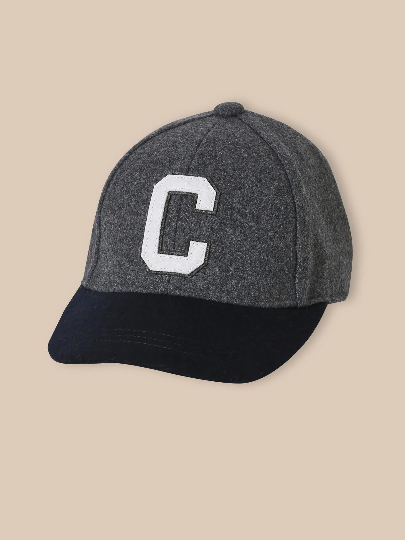 Casquette bicolore Gris