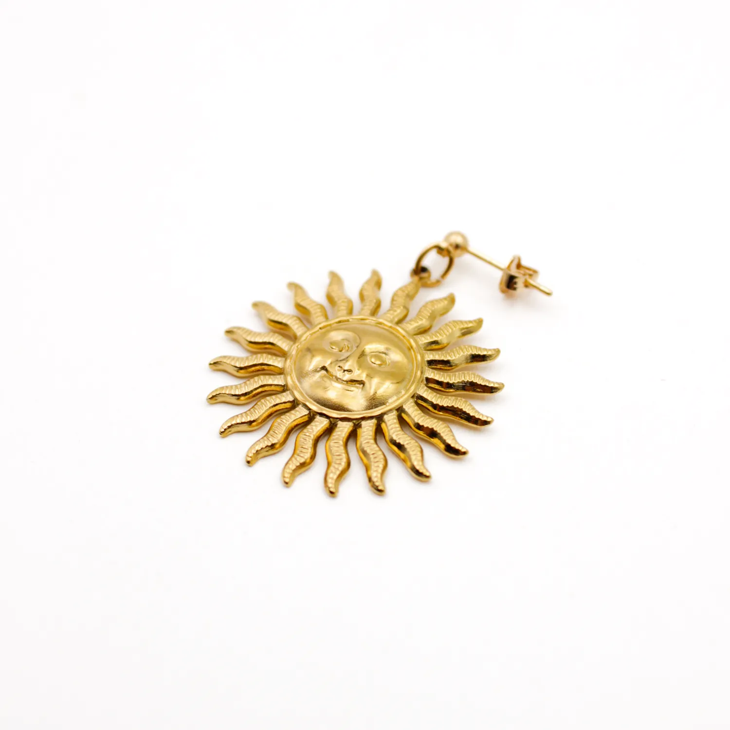 Boucles d'oreilles unique soleil - manon Doré