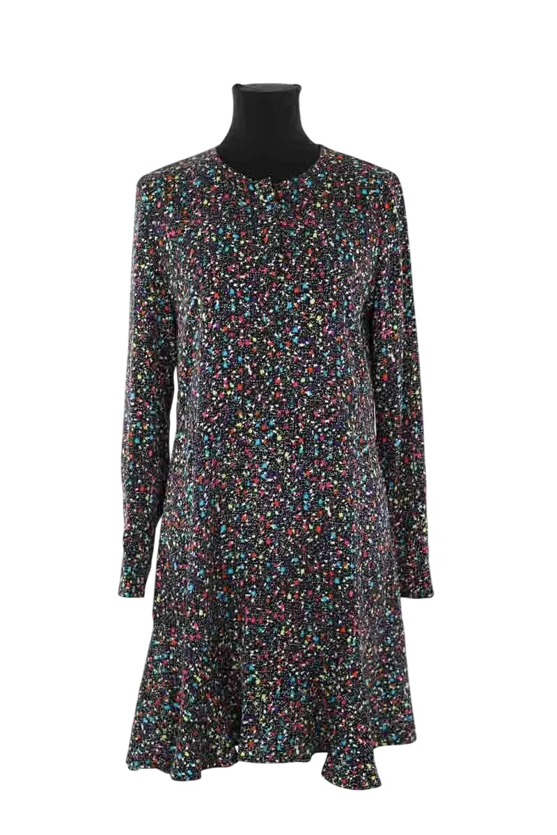 Robe en soie Multicolore