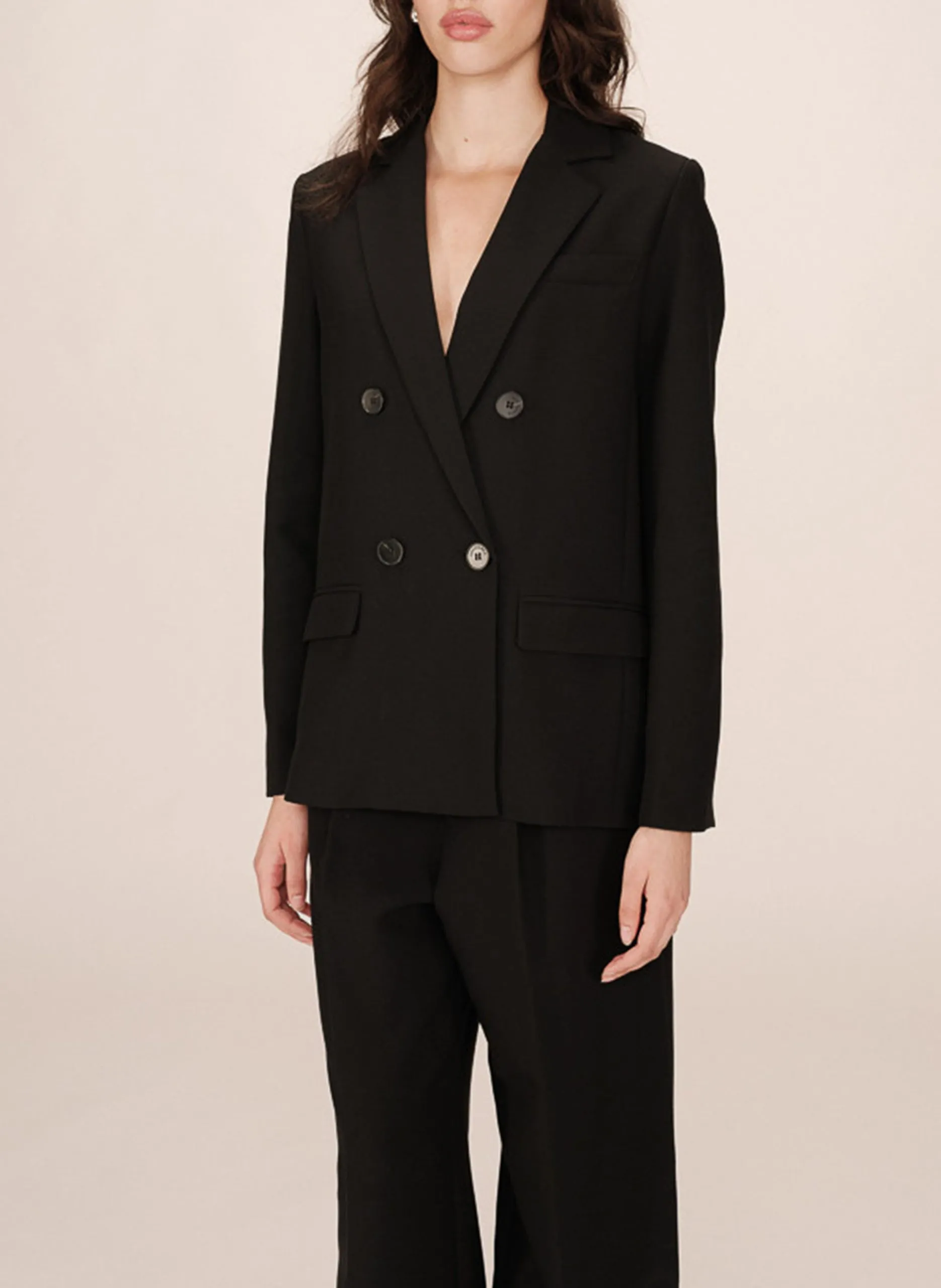 Veste tailleur ample Noir SUREAU