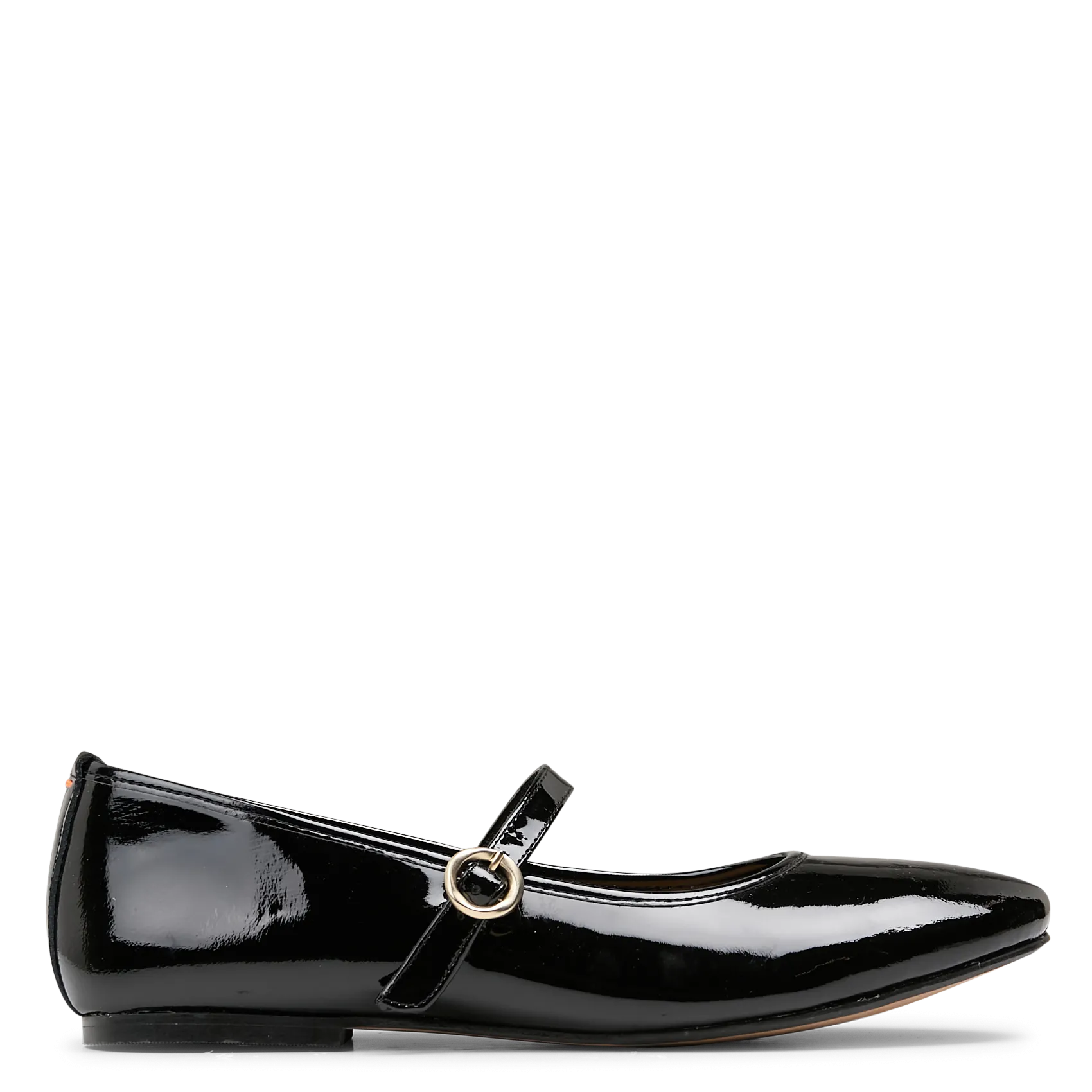 Ballerines en cuir vernis Noir DRILA