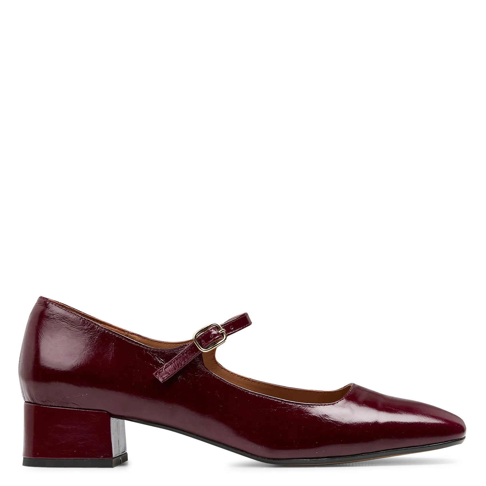 Babies en cuir Rouge BRENDA