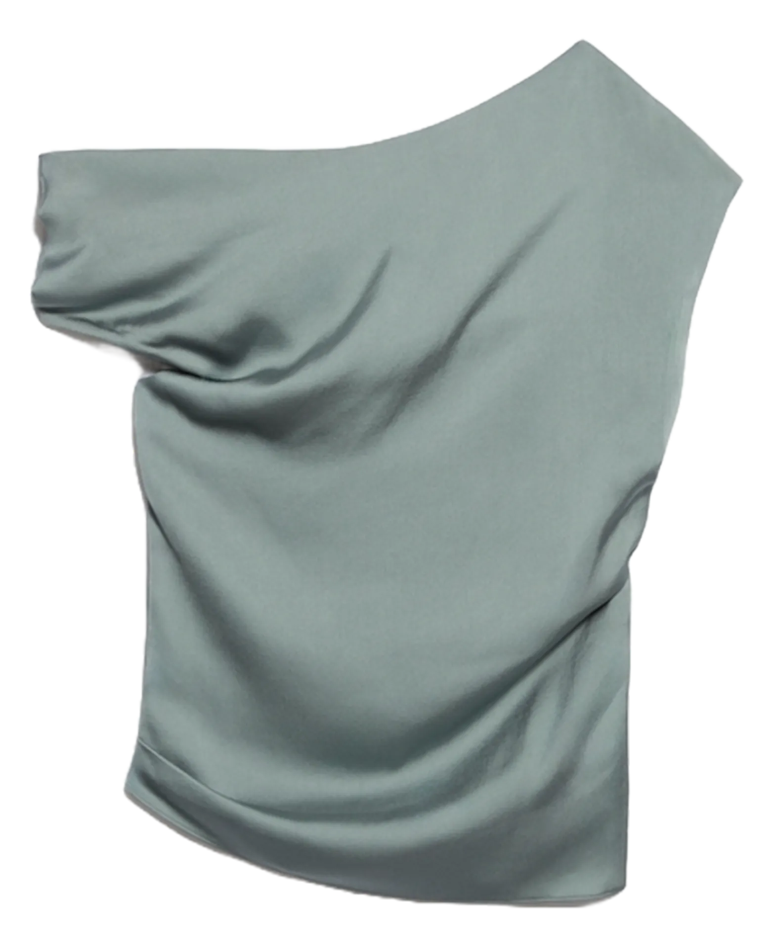 Top col asymétrique Gris EZAI