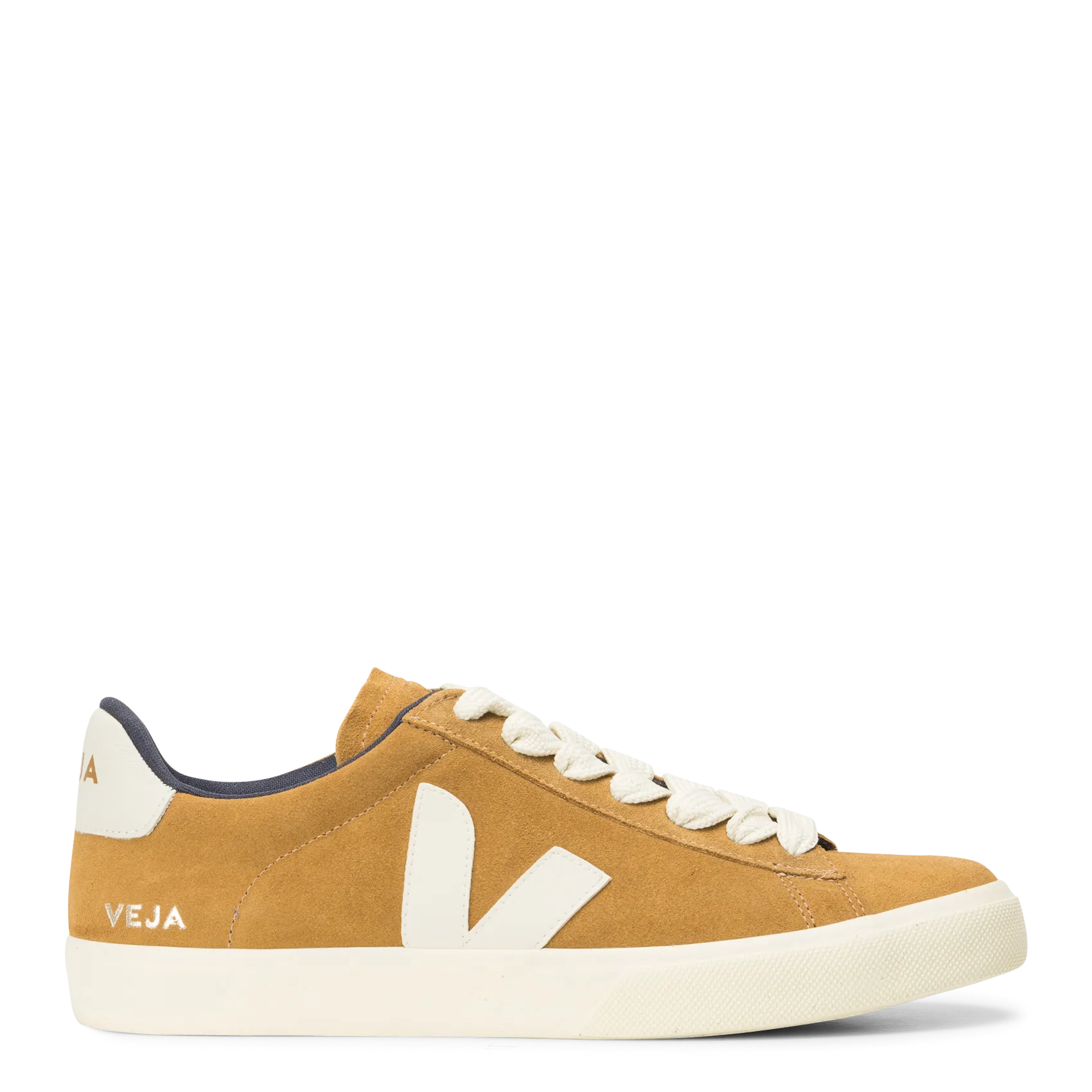 Baskets basses en cuir Beige CAMPO