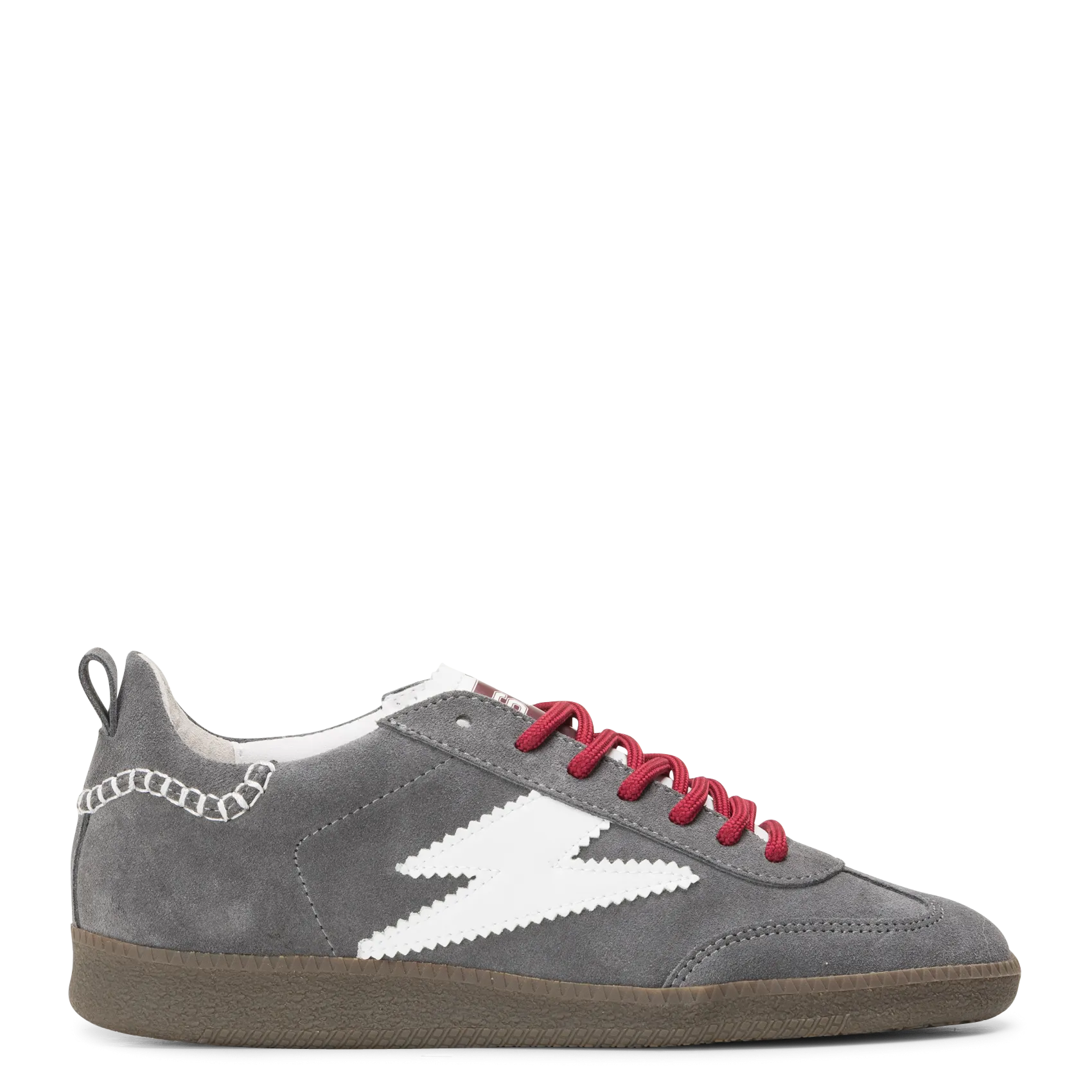 Baskets basses en cuir Gris ASHLEY