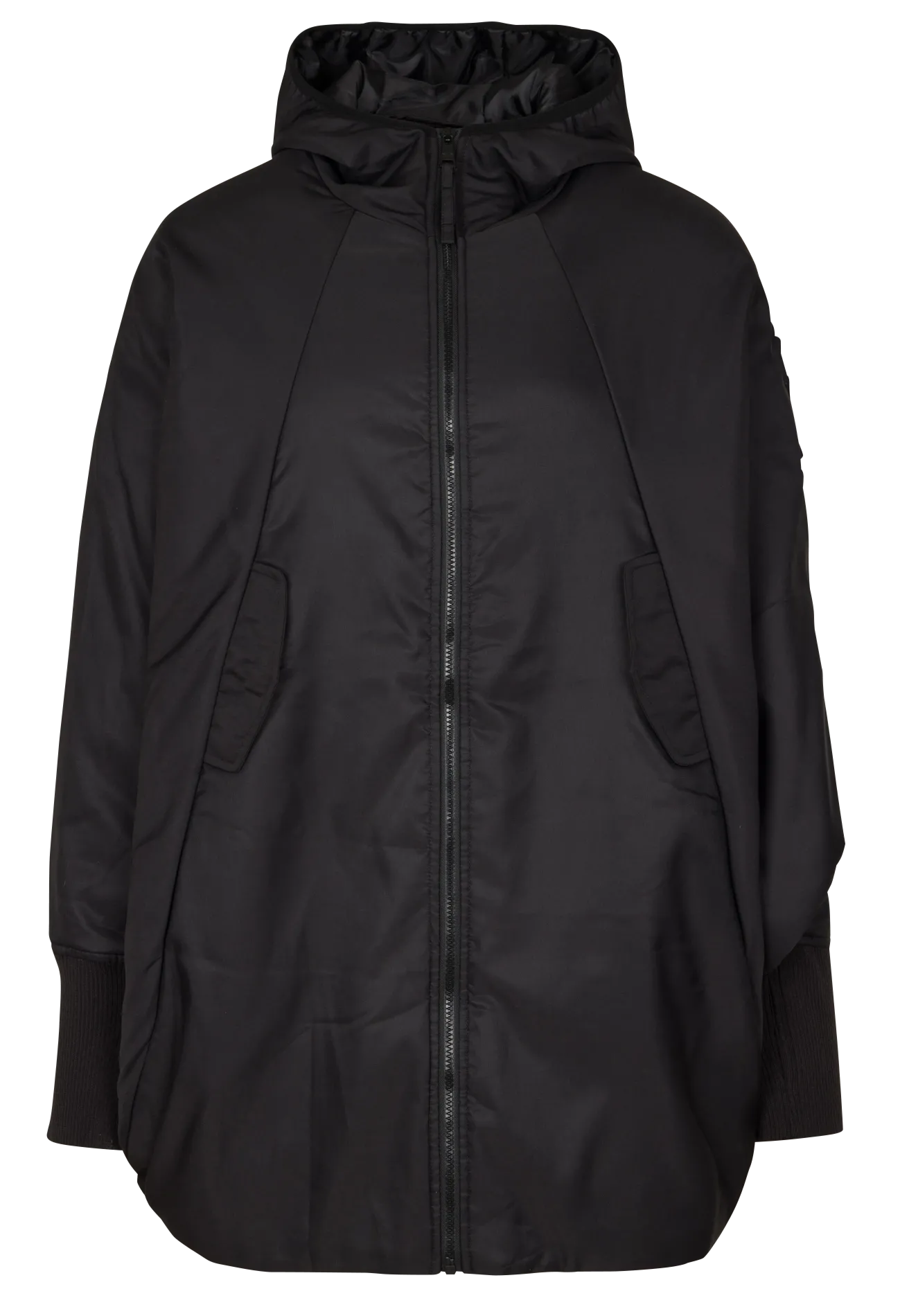 Veste zippée chauve-souris unie Noir NIKKO