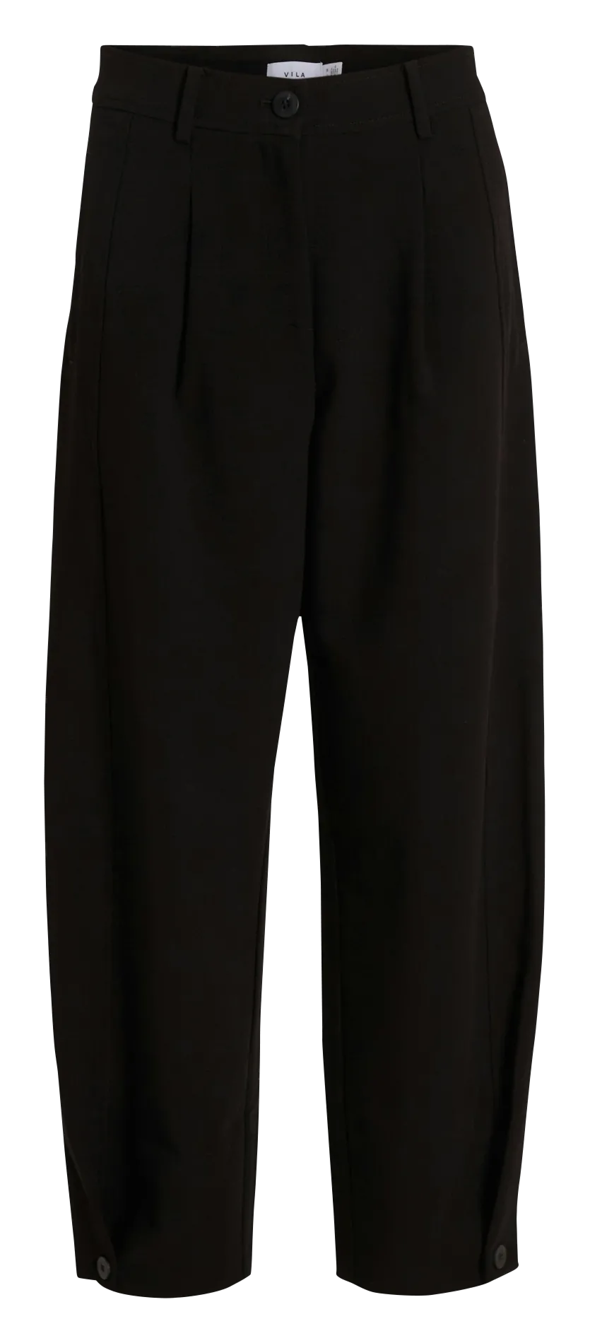 Pantalon large taille haute Noir DROEM
