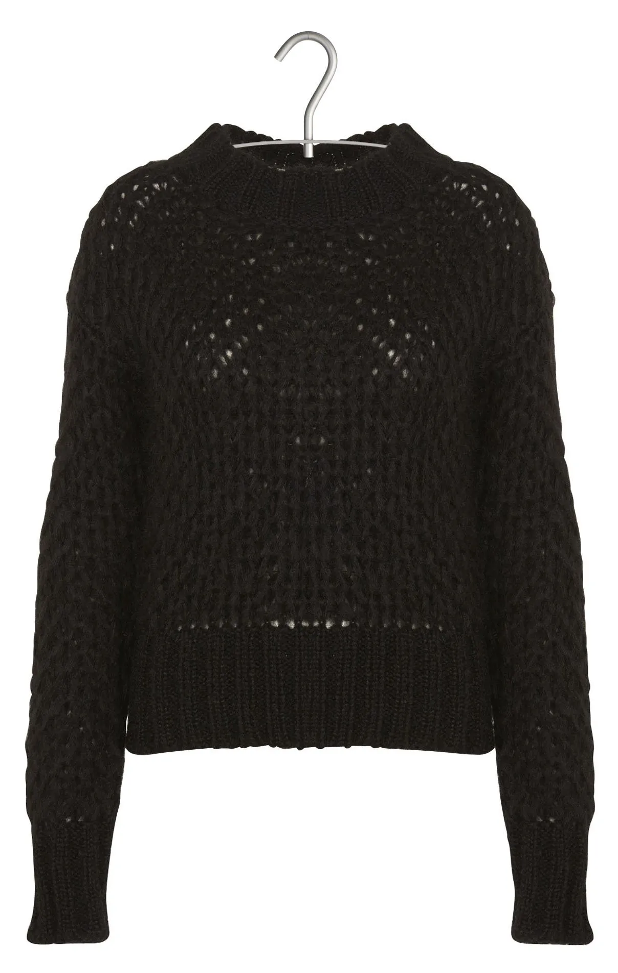 Pull Vicky en mohair Noir