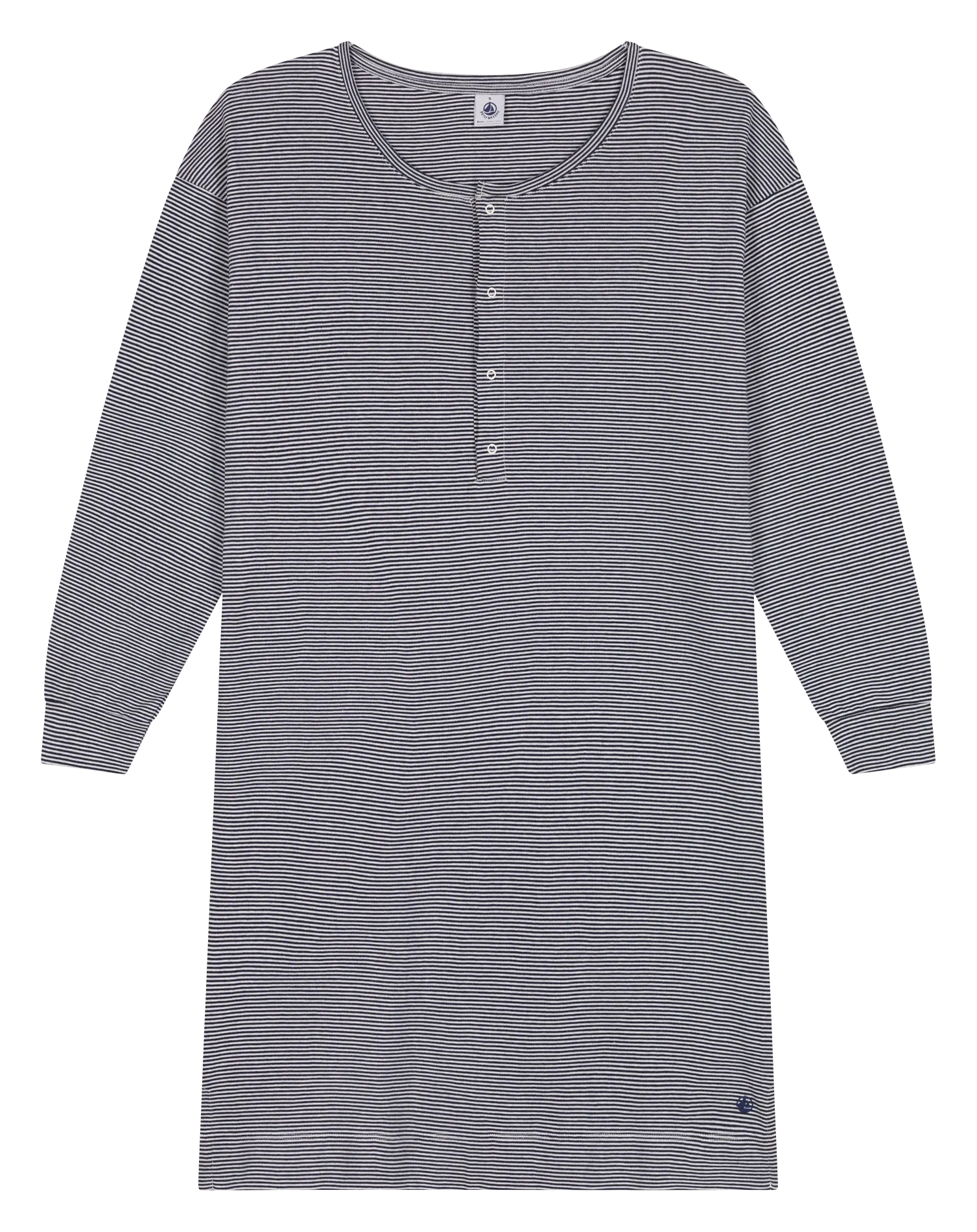 Chemise de nuit en coton Multicolore