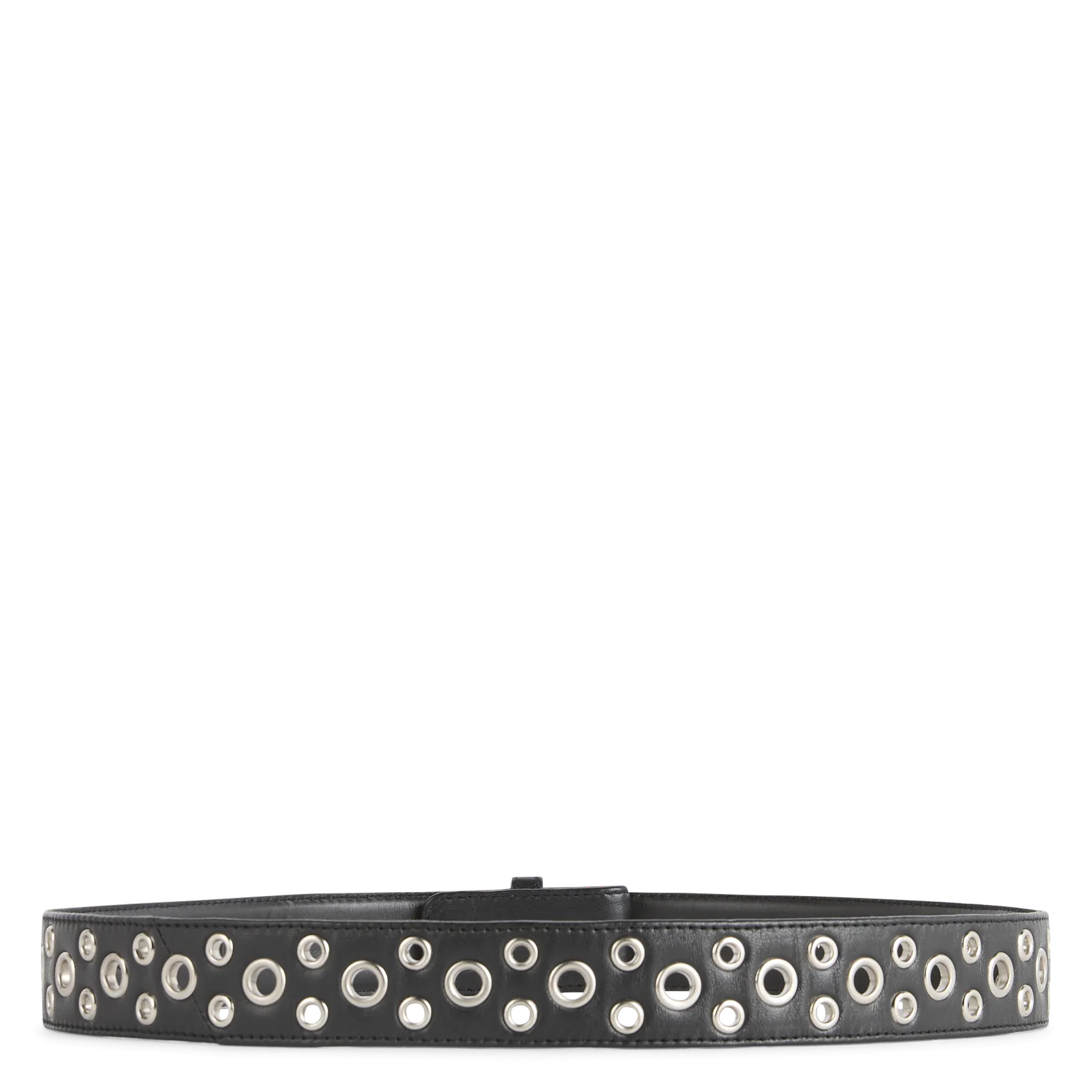 Ceinture en cuit mélangé Noir