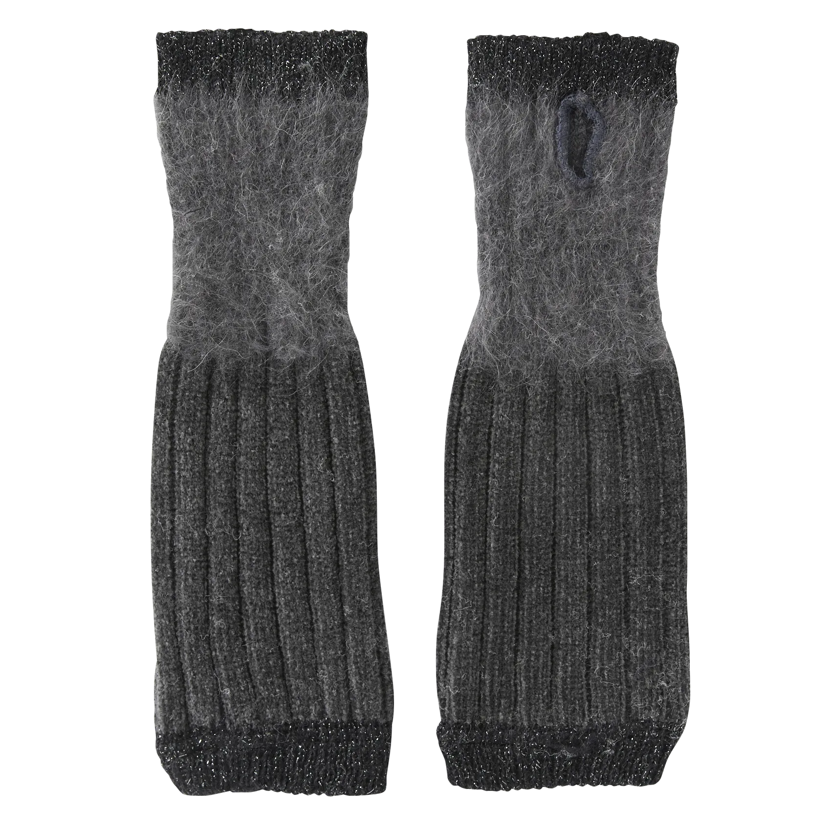 Gants en coton mélangé Gris SARU