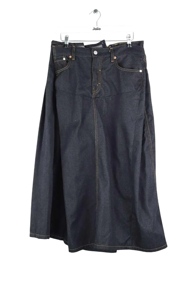 Jupe bleu en coton Bleu